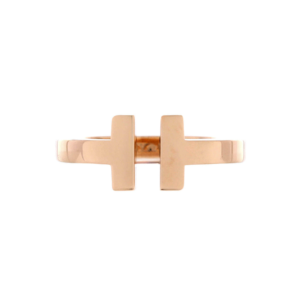 T Square Ring 18K Rose Gold