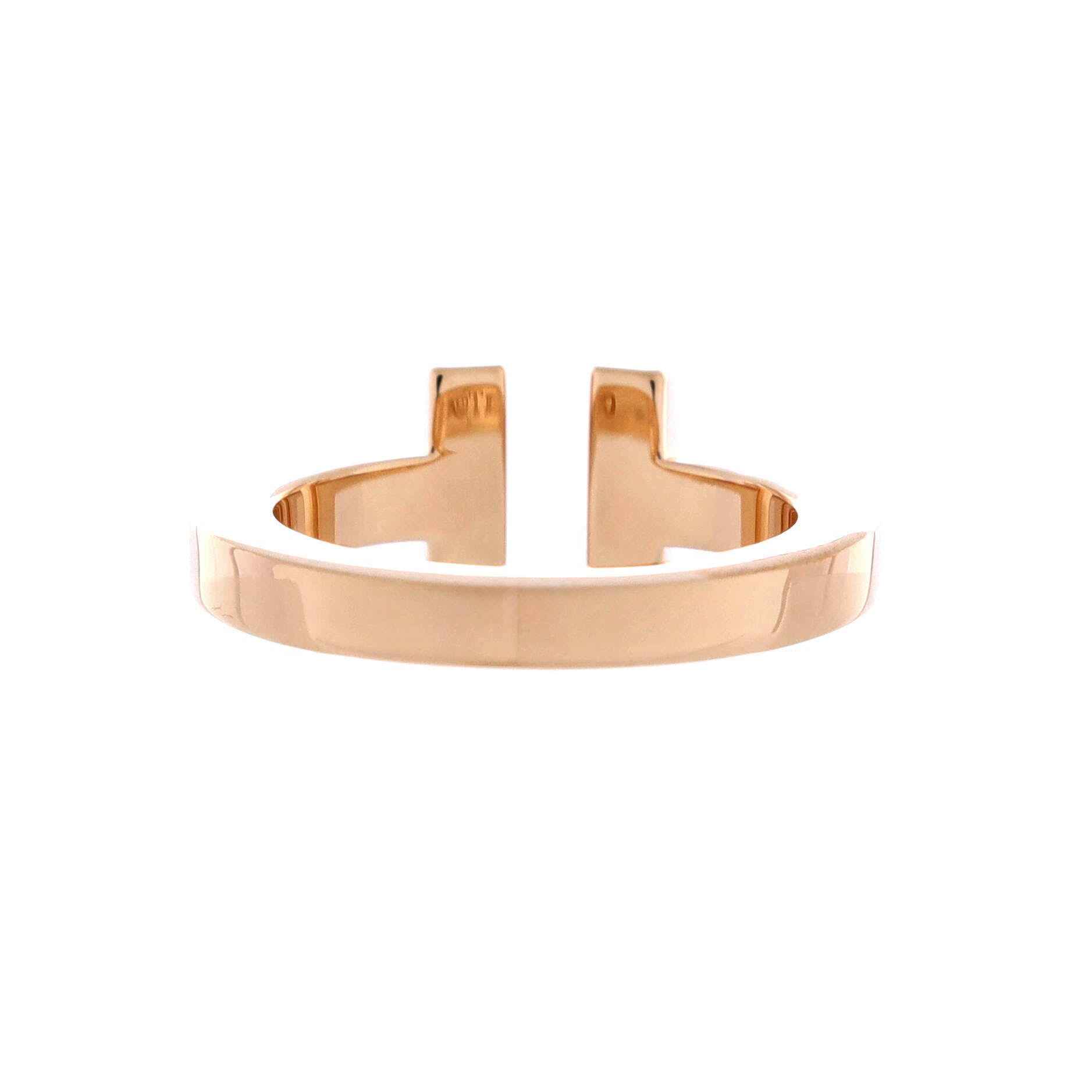 T Square Ring 18K Rose Gold