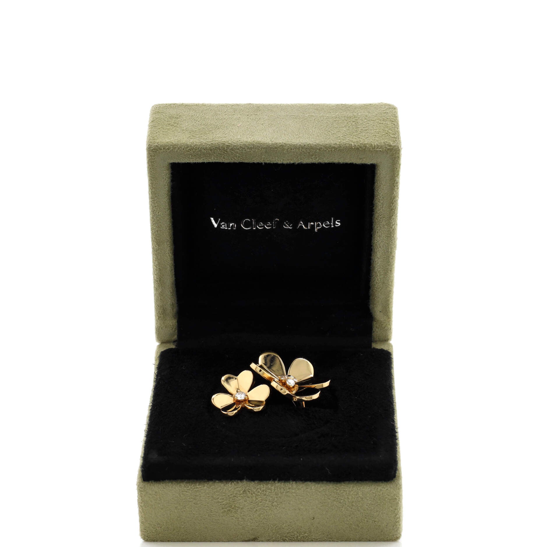 Frivole Between the Finger Ring 18K Yellow Gold with Diamonds