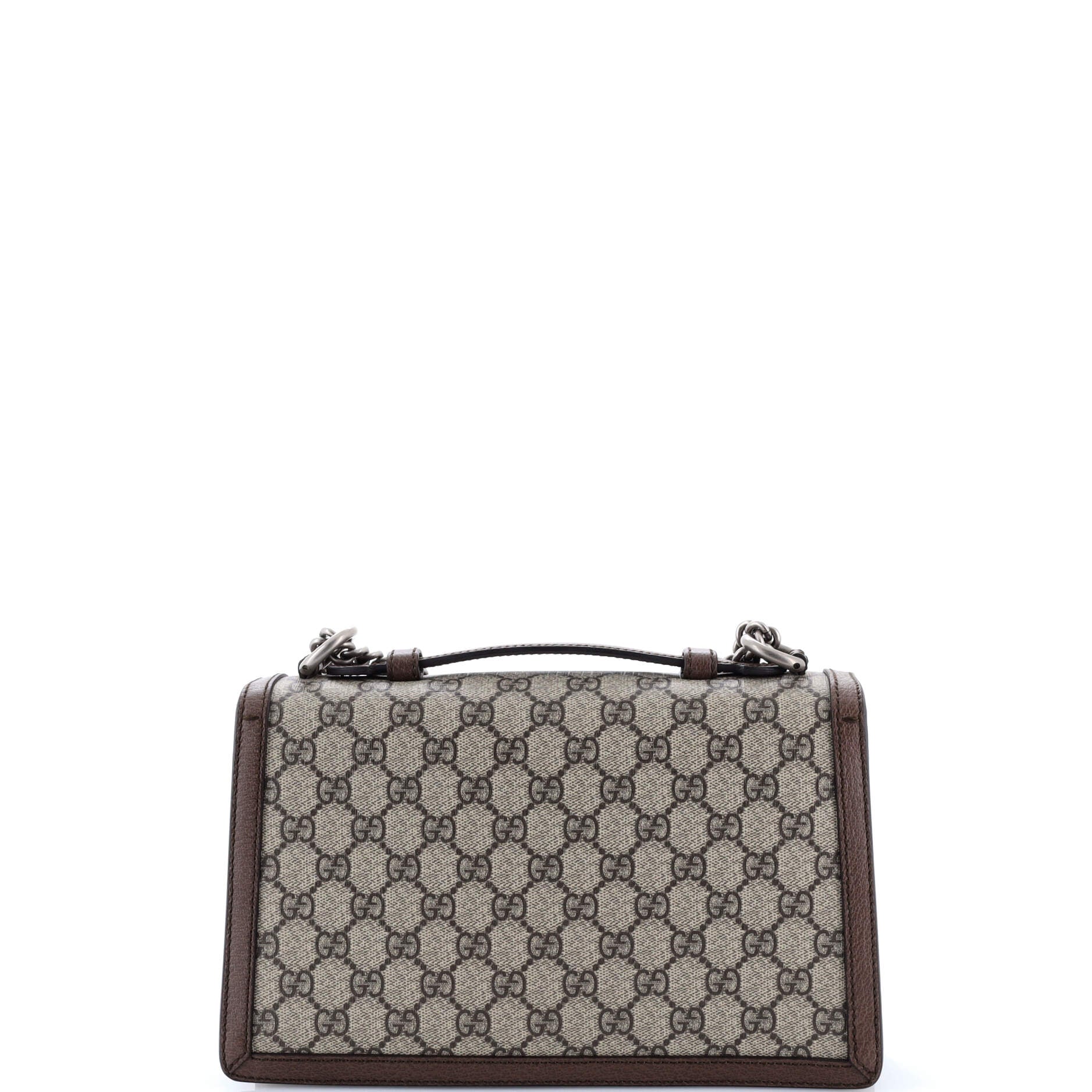 Dionysus Top Handle Chain Bag GG Coated Canvas Small