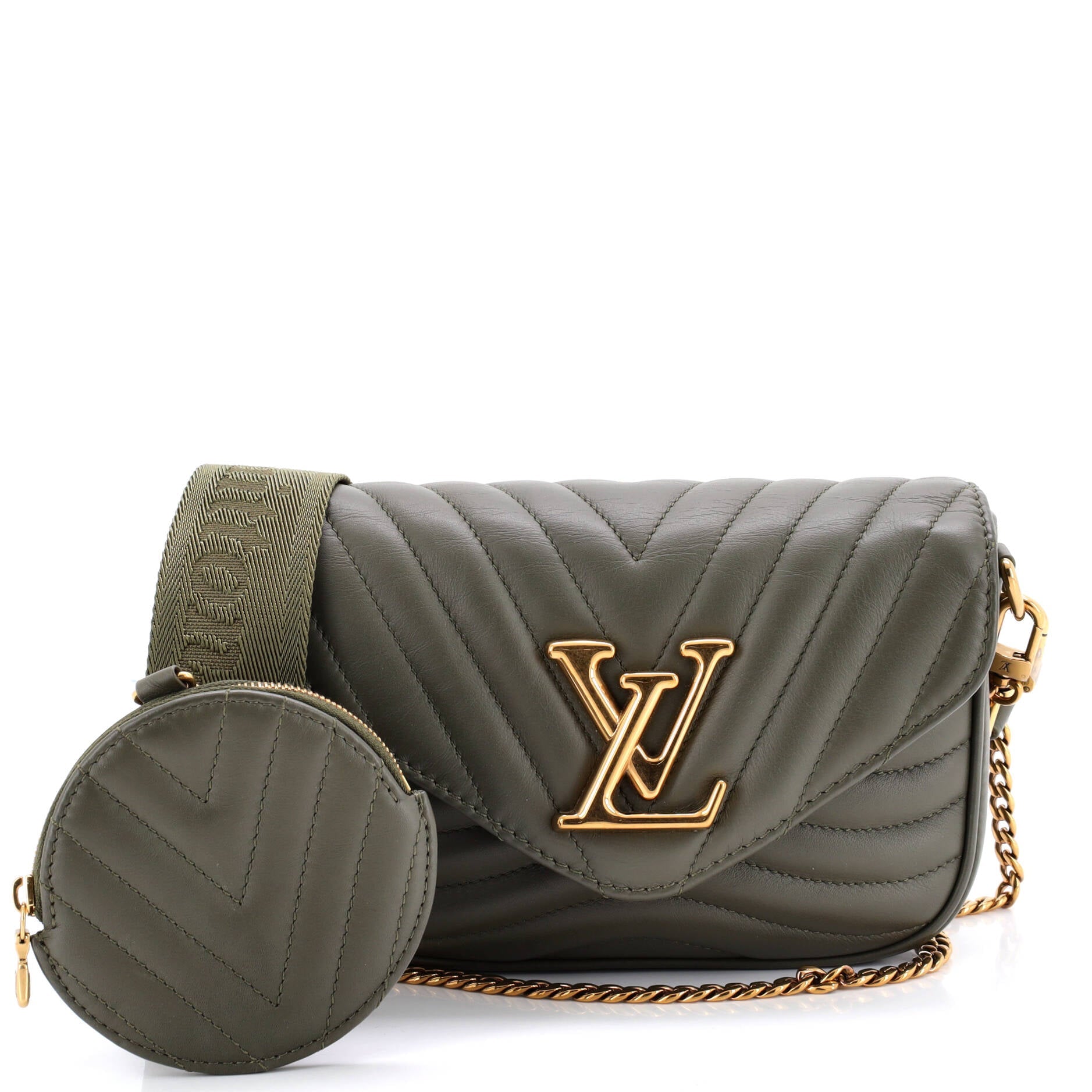 New Wave Multi Pochette Quilted Leather