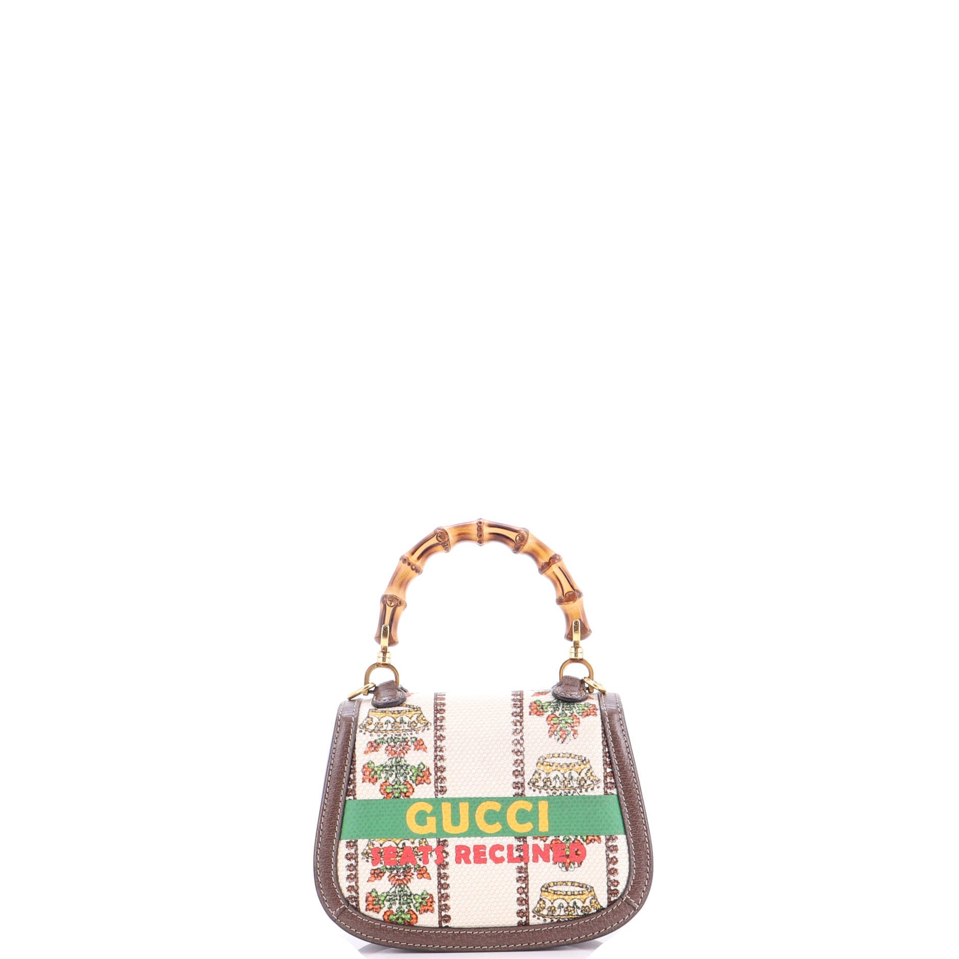 Bamboo 1947 Top Handle Bag Limited Edition 100 Centennial Printed Canvas Mini