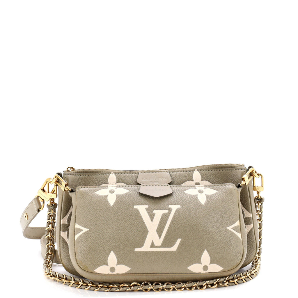Multi Pochette Accessoires Bicolor Monogram Empreinte Giant