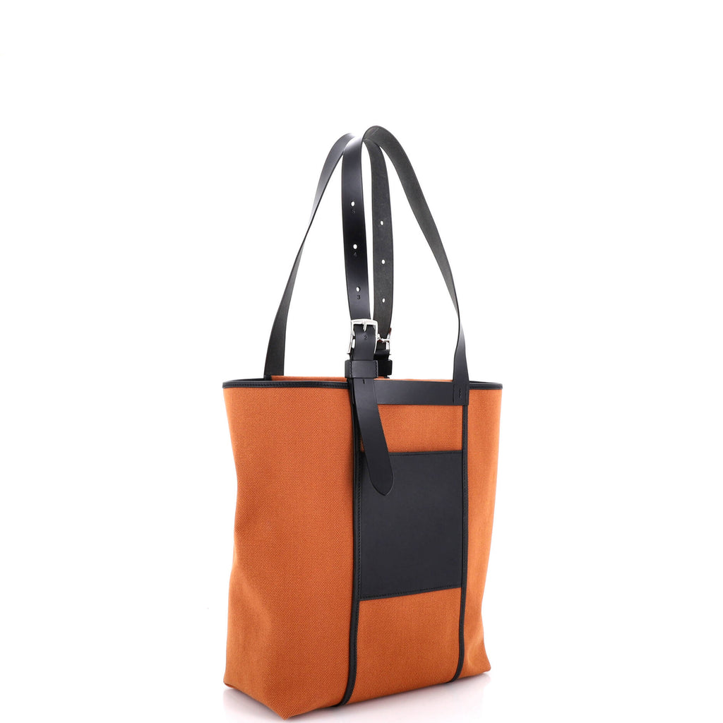 Etriviere Pocket Tote Toile and Leather 27