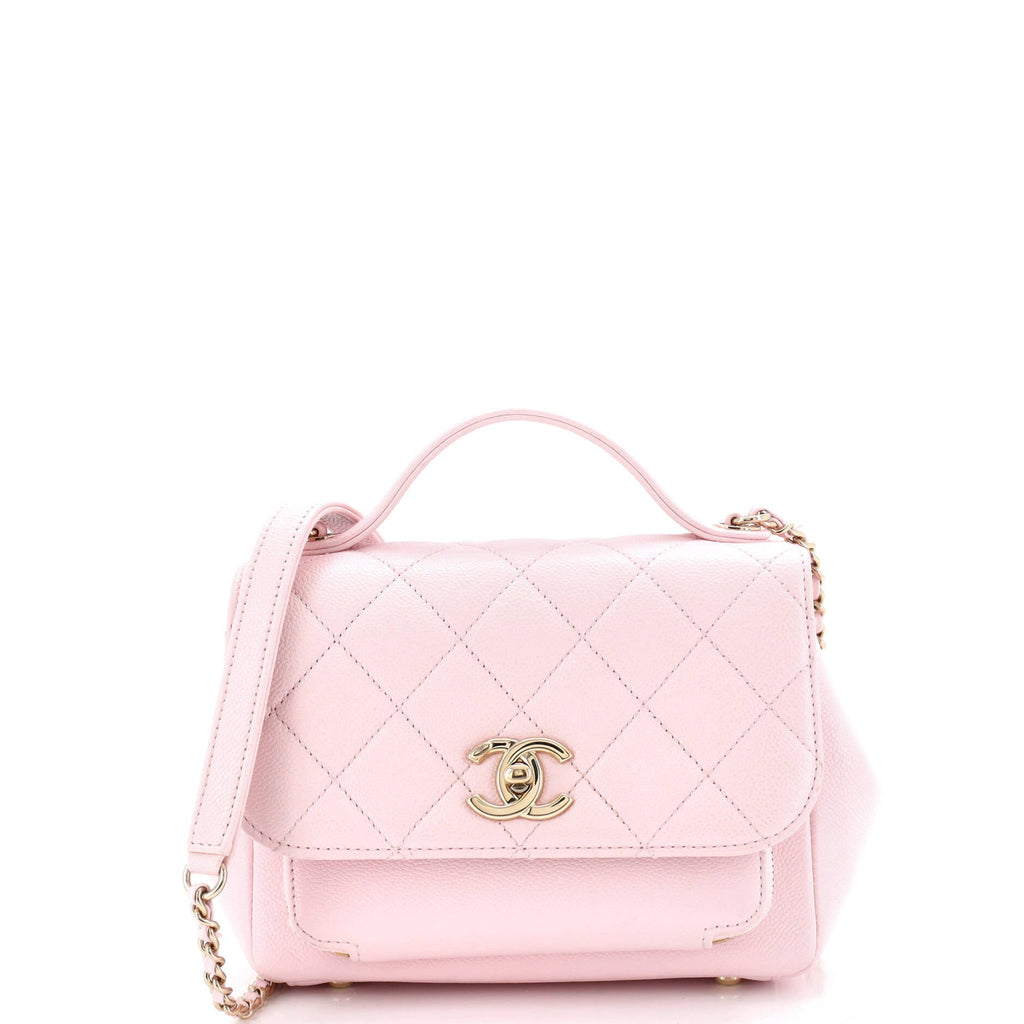 Business Affinity Flap Bag Quilted Caviar Mini