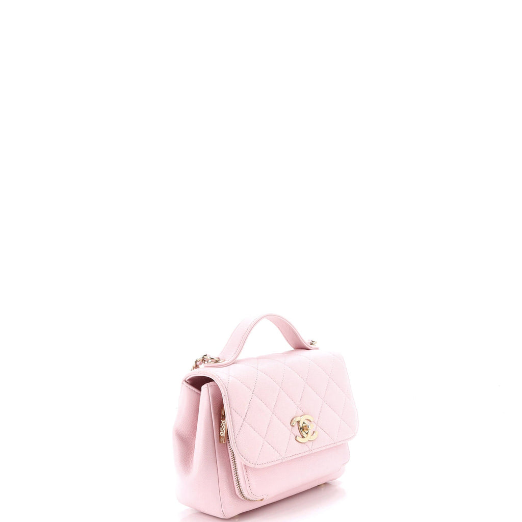 Business Affinity Flap Bag Quilted Caviar Mini
