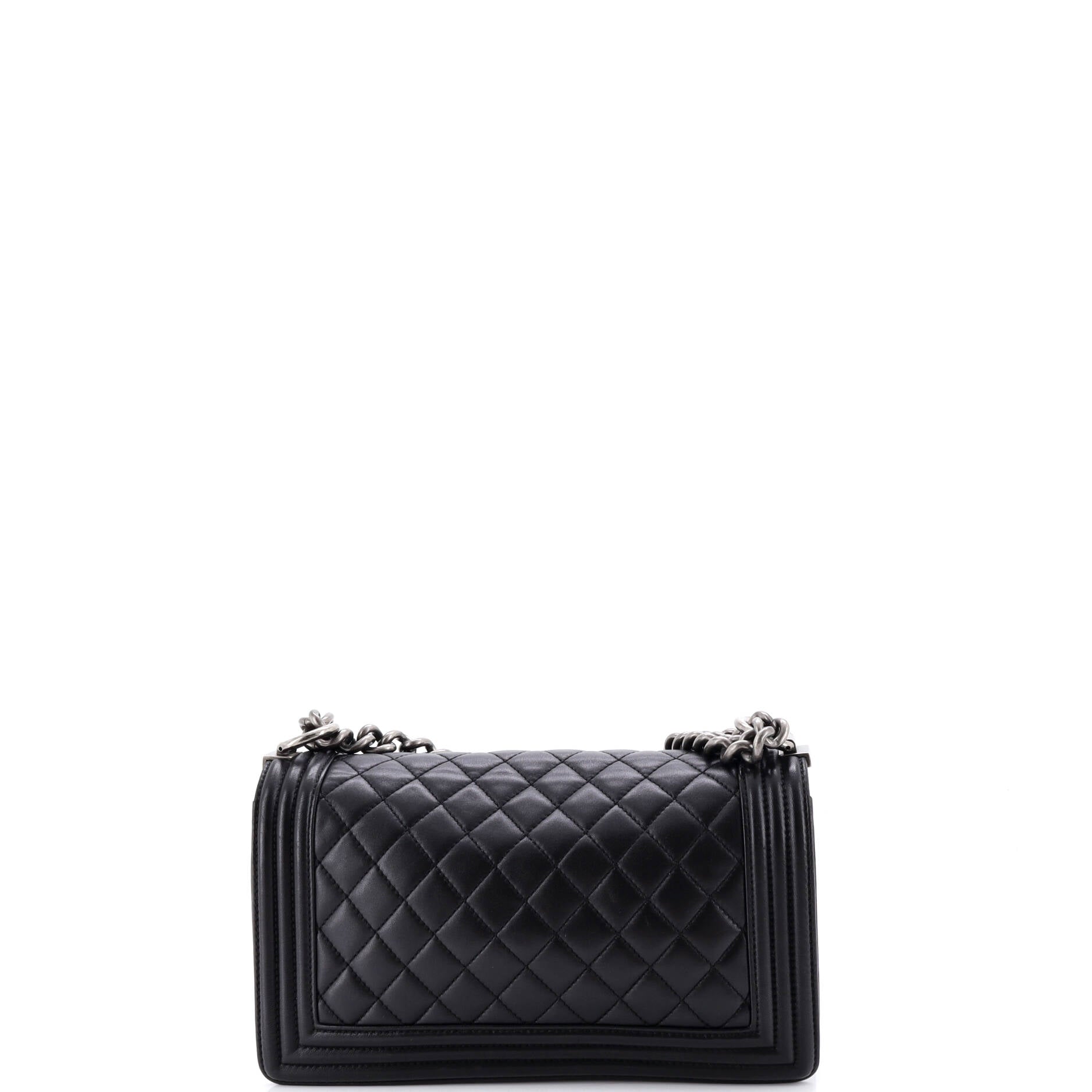 Boy Flap Bag Quilted Lambskin Old Medium