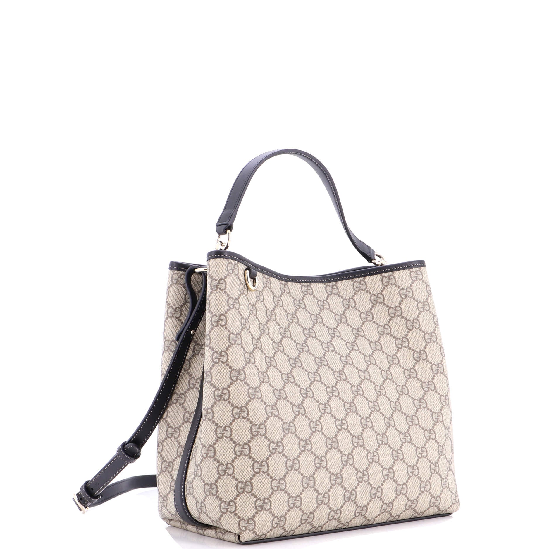 GG Emblem Bucket Bag GG Coated Canvas Medium