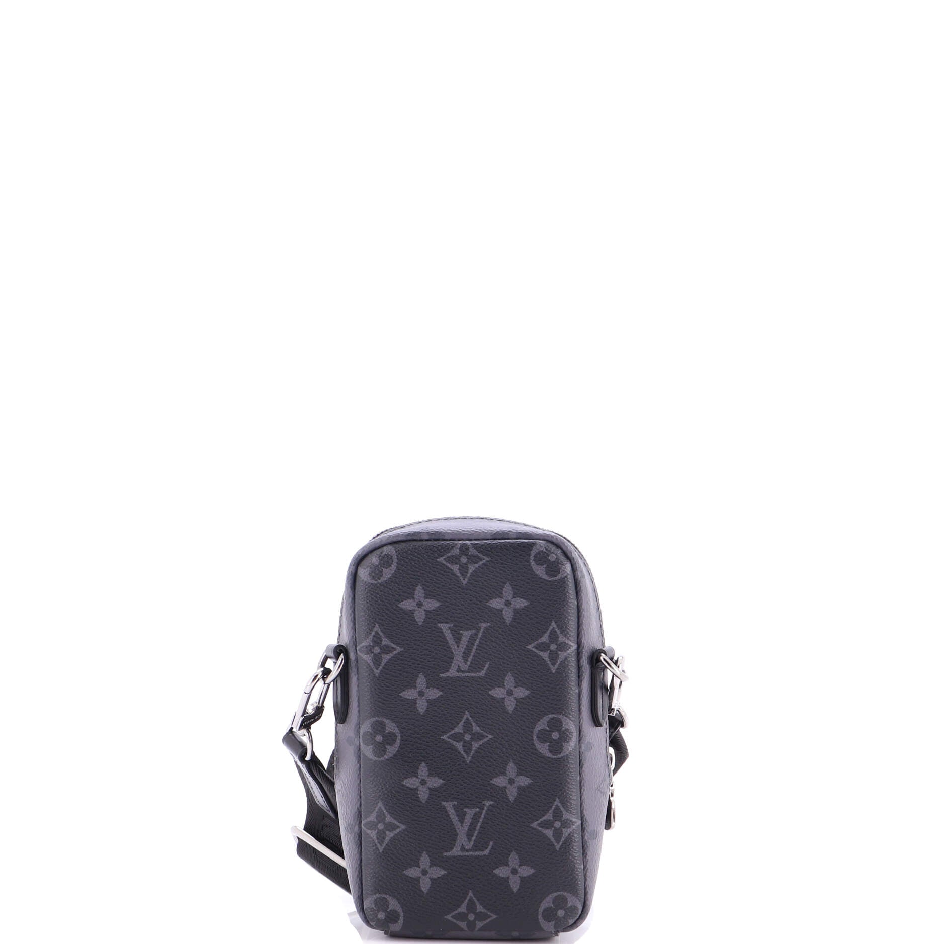Double Phone Pouch NM Reverse Monogram Eclipse Canvas