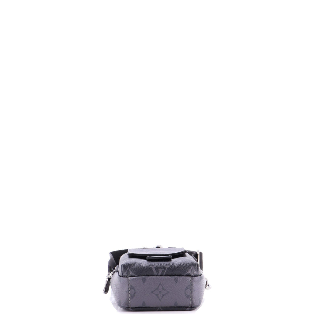Double Phone Pouch NM Reverse Monogram Eclipse Canvas