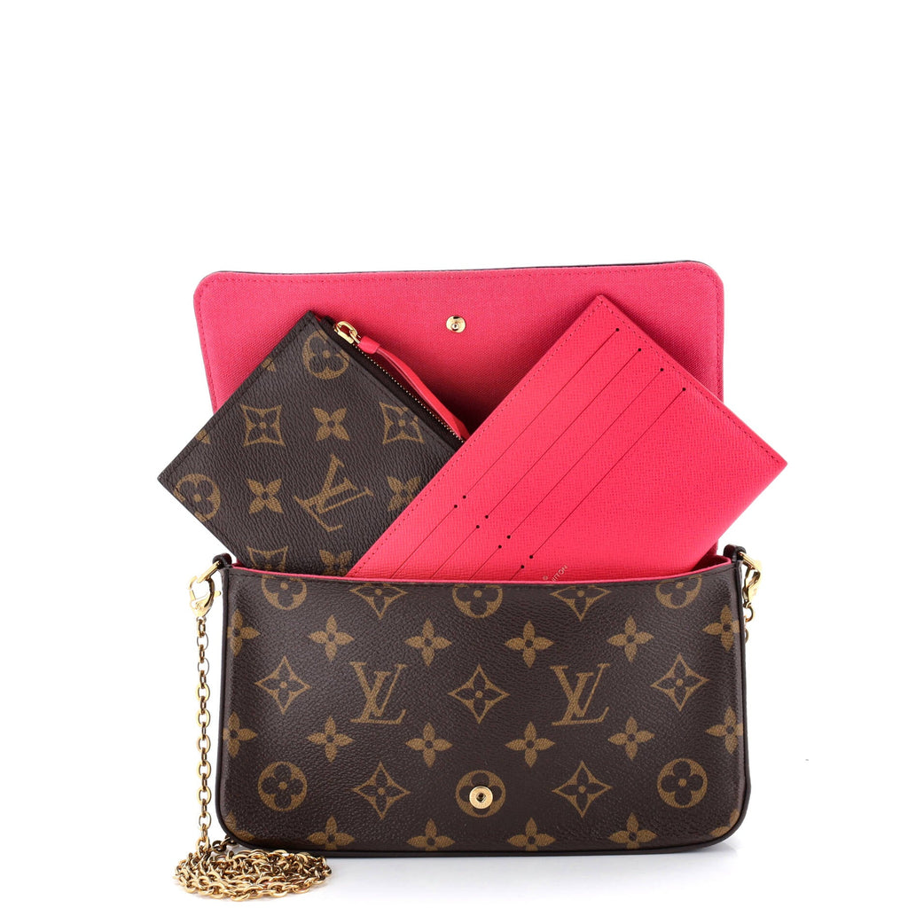 Felicie Pochette Limited Edition Vivienne Xmas Monogram Canvas