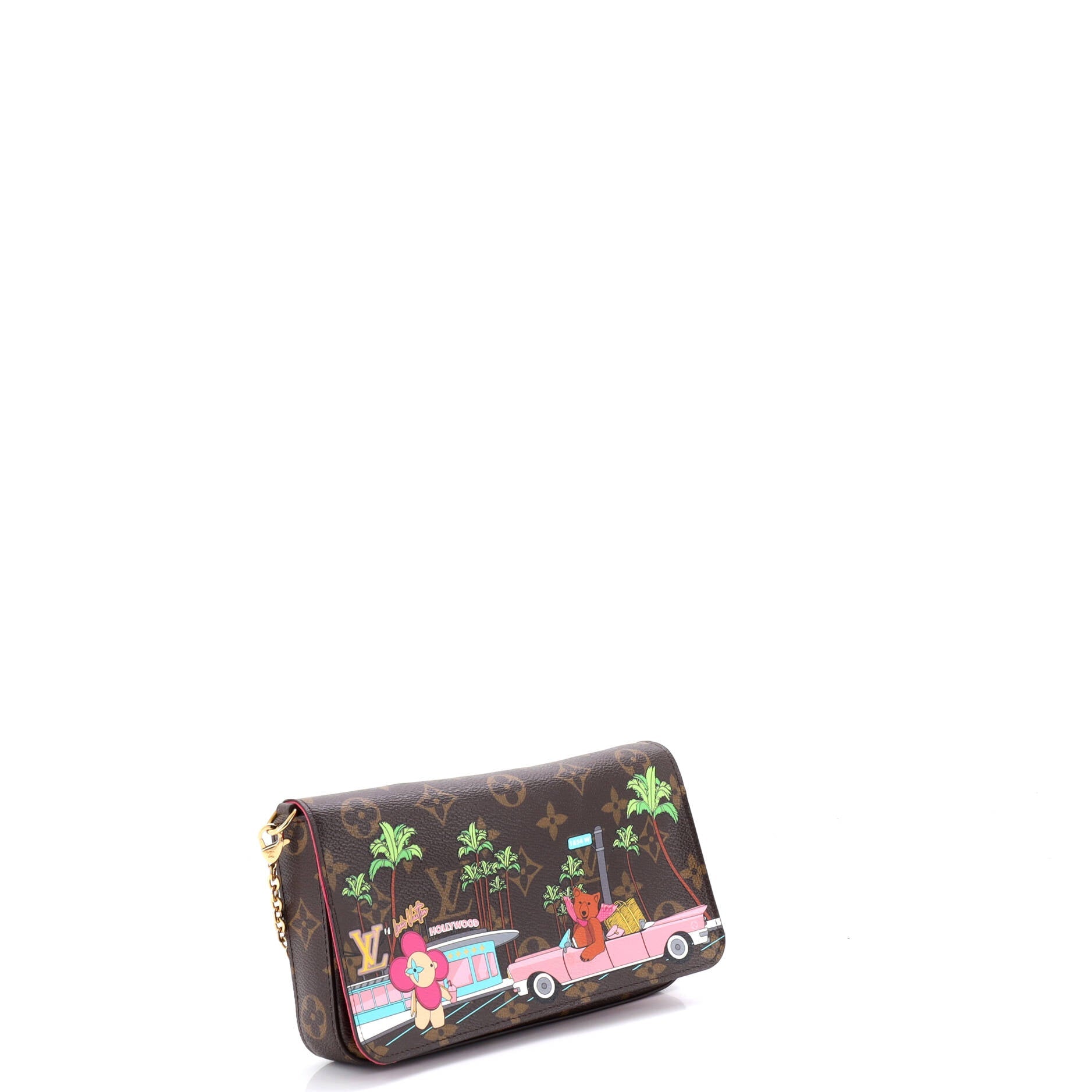 Felicie Pochette Limited Edition Vivienne Xmas Monogram Canvas