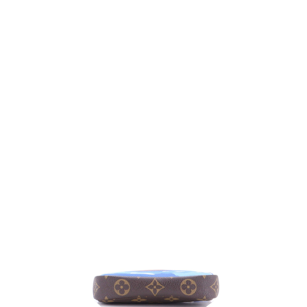 Pochette Accessoires Limited Edition Vivienne Xmas Monogram Canvas Mini