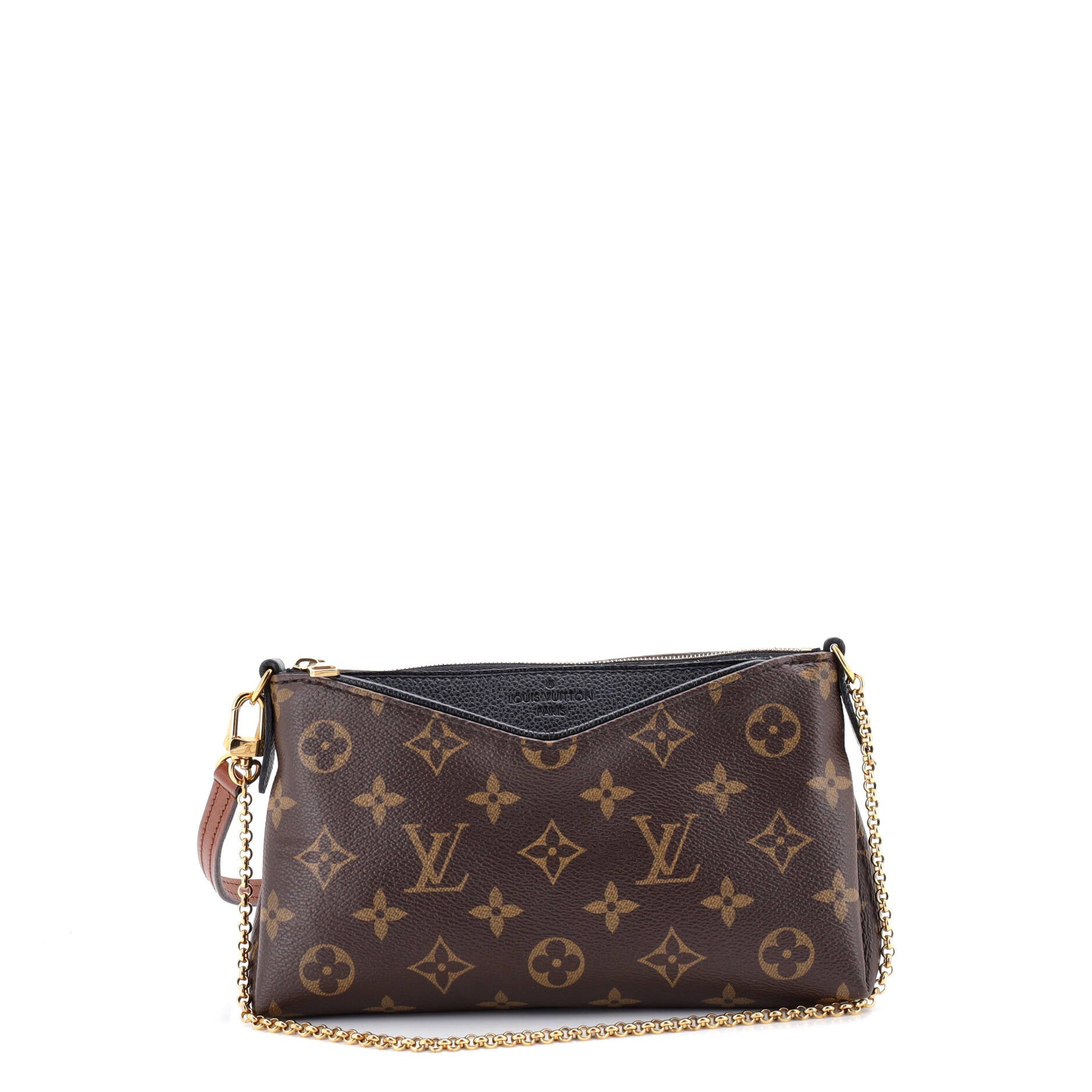 Pallas Clutch Monogram Canvas with Leather