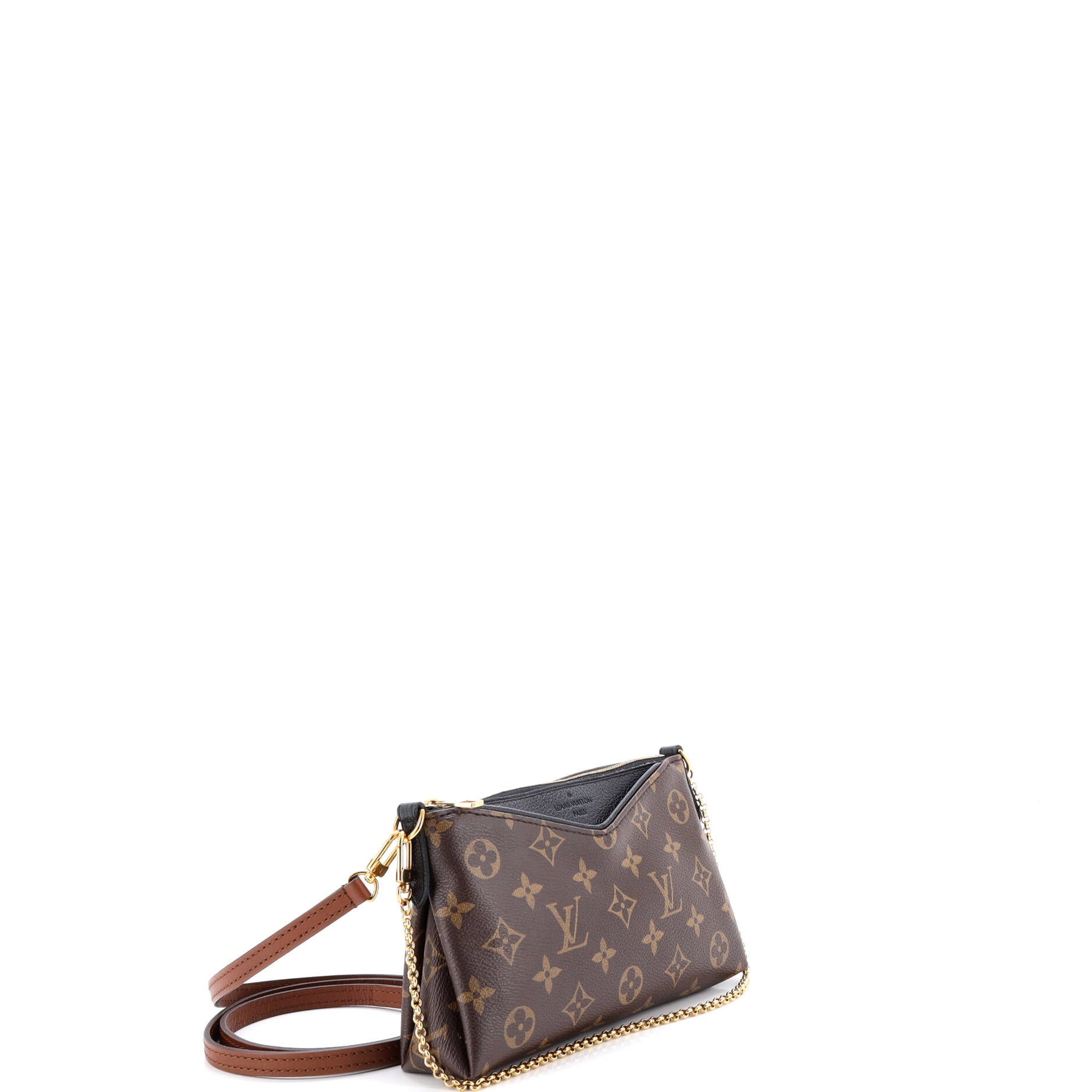 Pallas Clutch Monogram Canvas with Leather