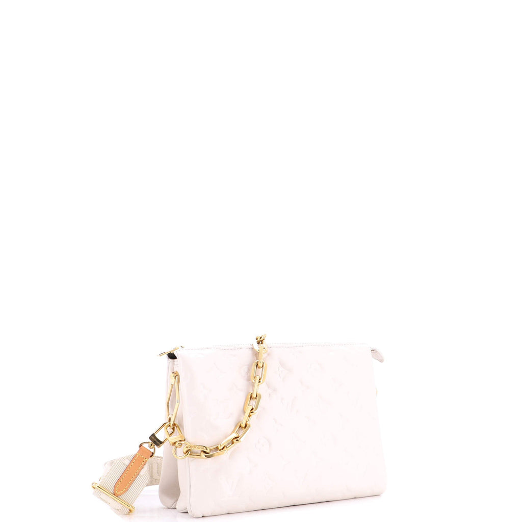 Coussin Bag Monogram Embossed Lambskin PM