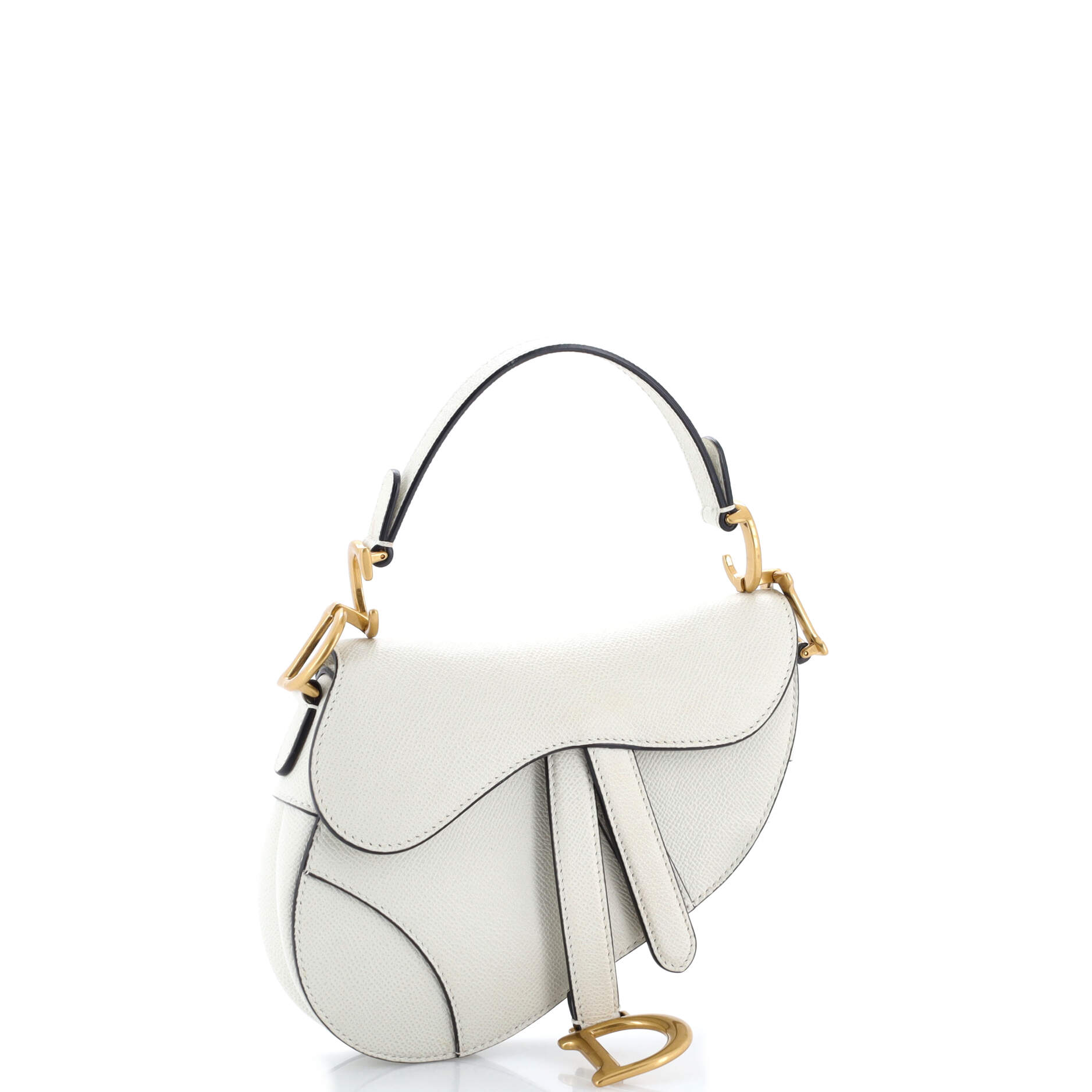 Saddle Handbag Leather Mini
