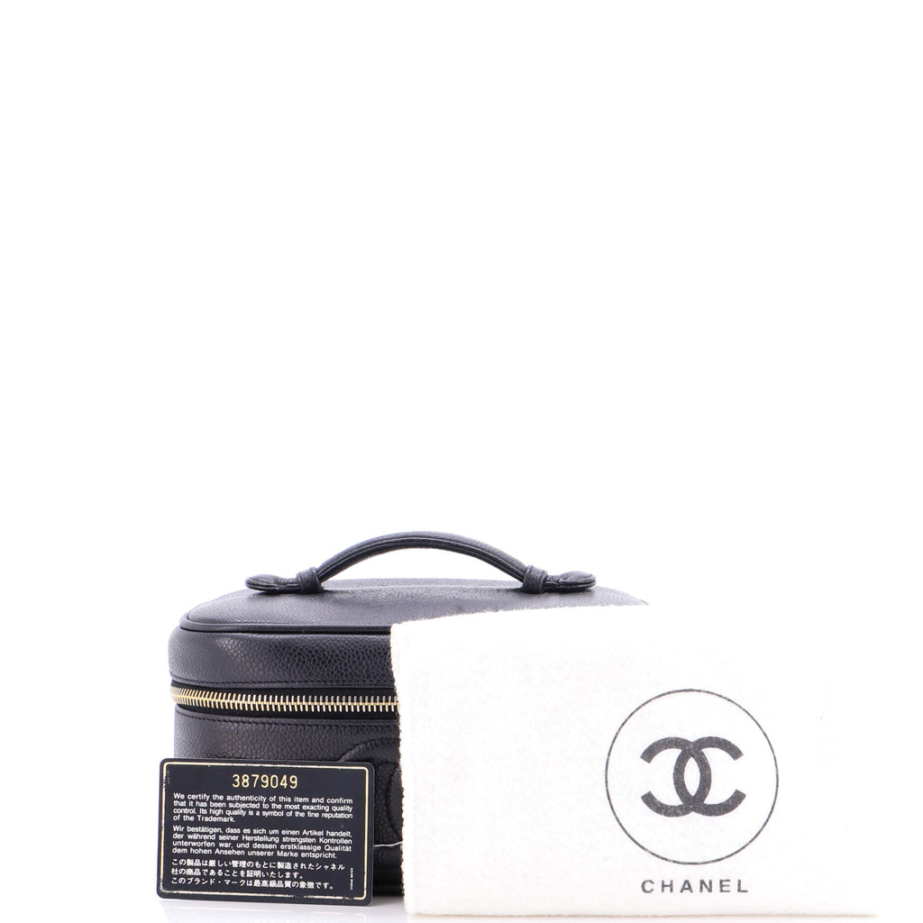 Vintage Timeless Vanity Case Caviar Mini