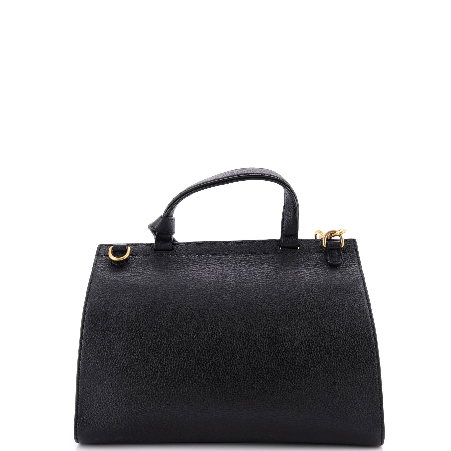 GG Marmont Top Handle Bag Leather Small