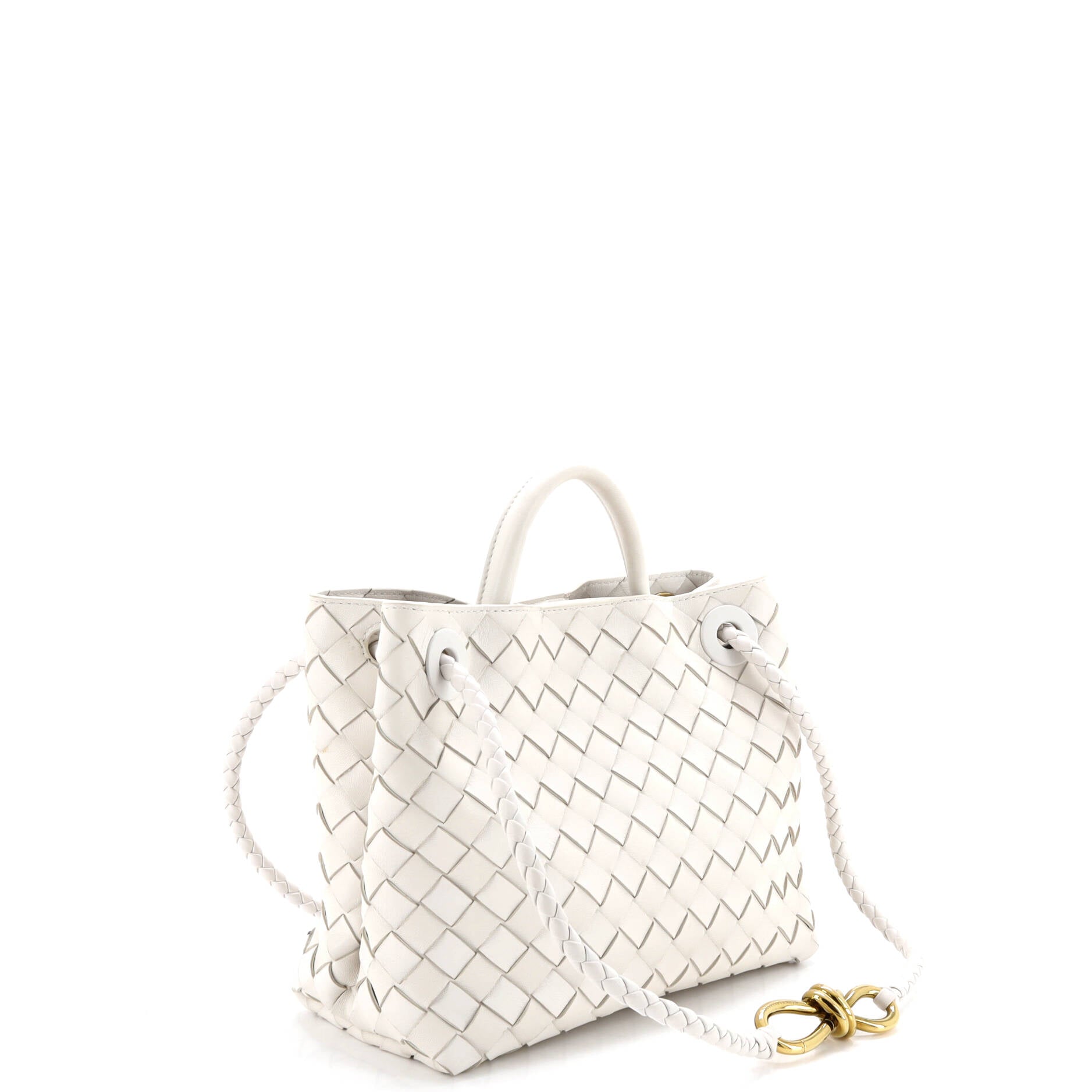 Andiamo Top Handle Bag Intrecciato Nappa Small