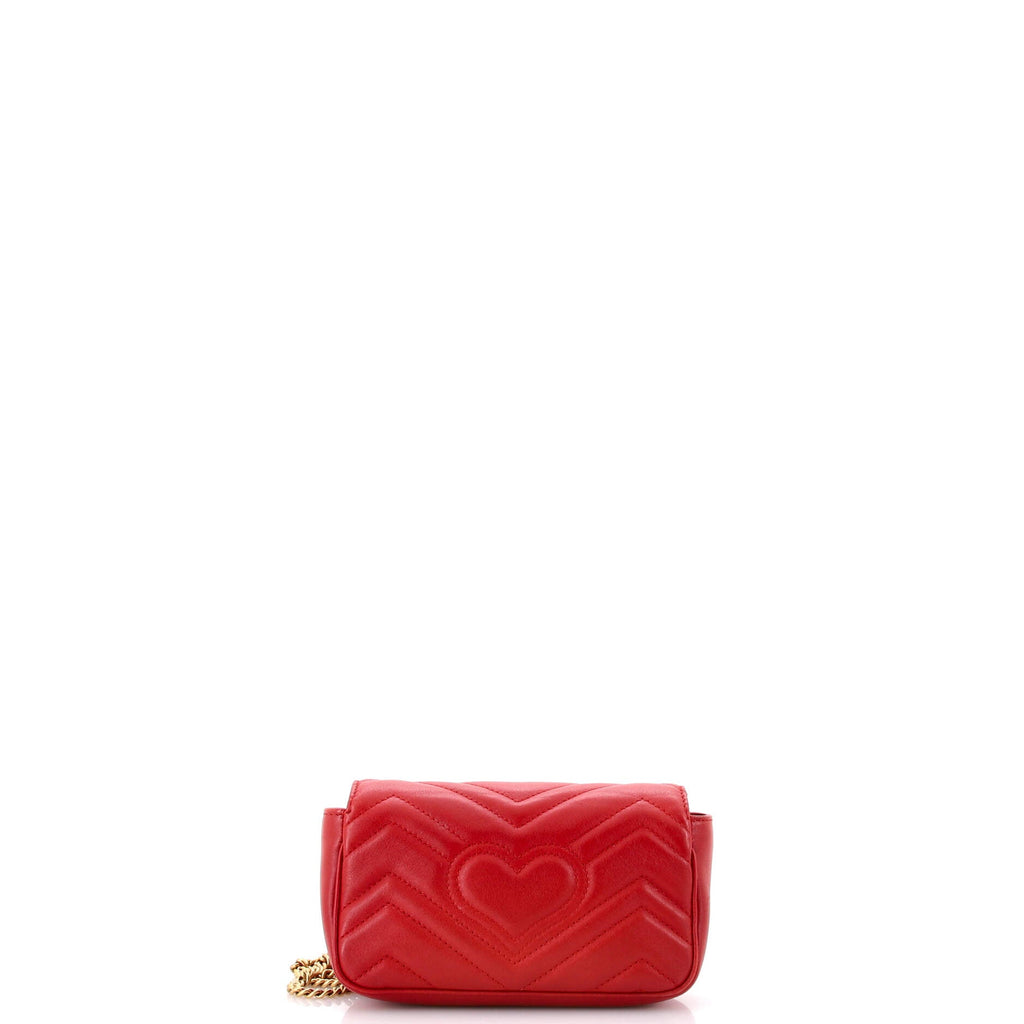 GG Marmont Flap Bag Matelasse Leather Super Mini