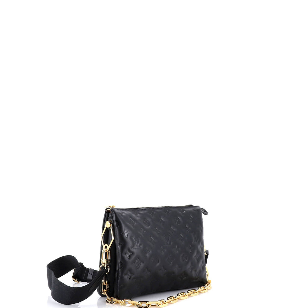 Coussin Bag Monogram Embossed Lambskin PM