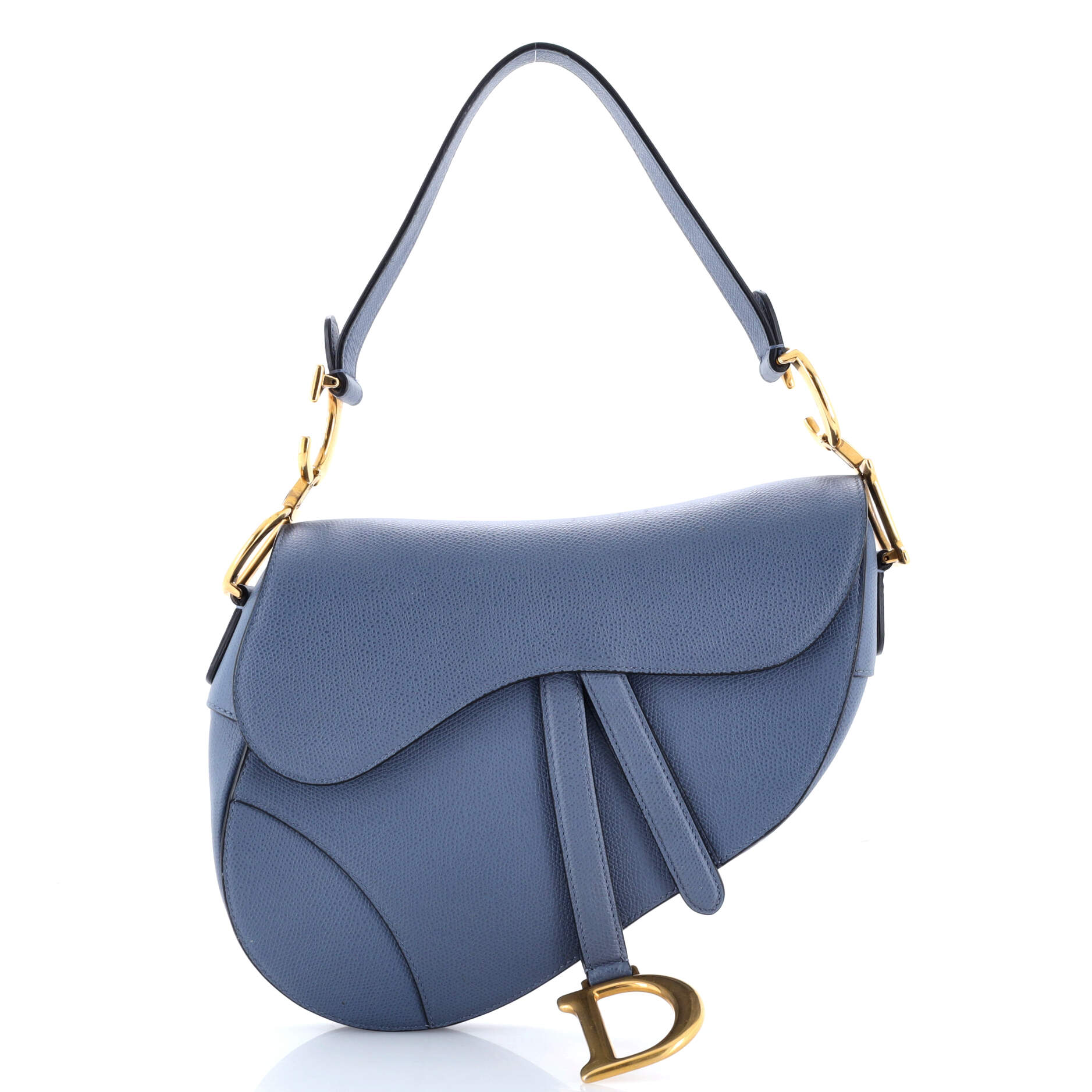 Saddle Handbag Leather Medium