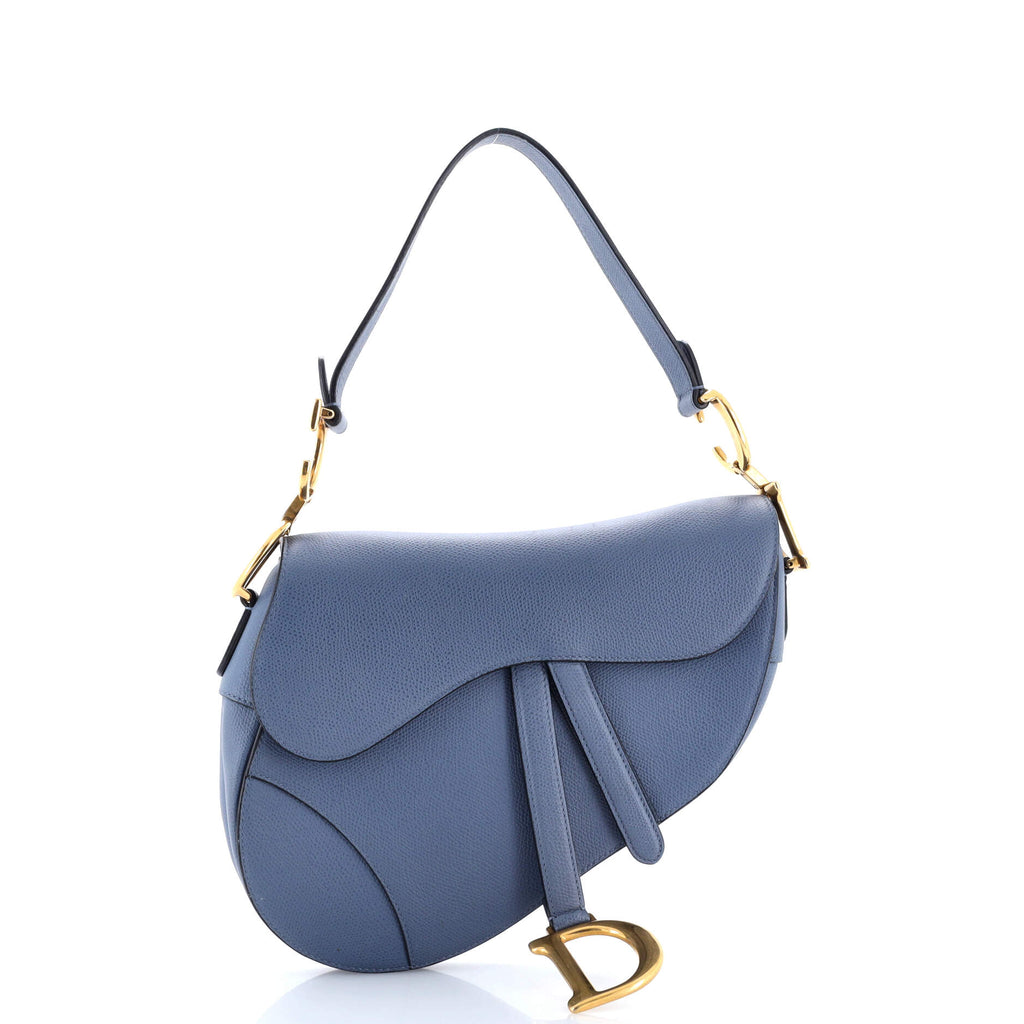 Saddle Handbag Leather Medium