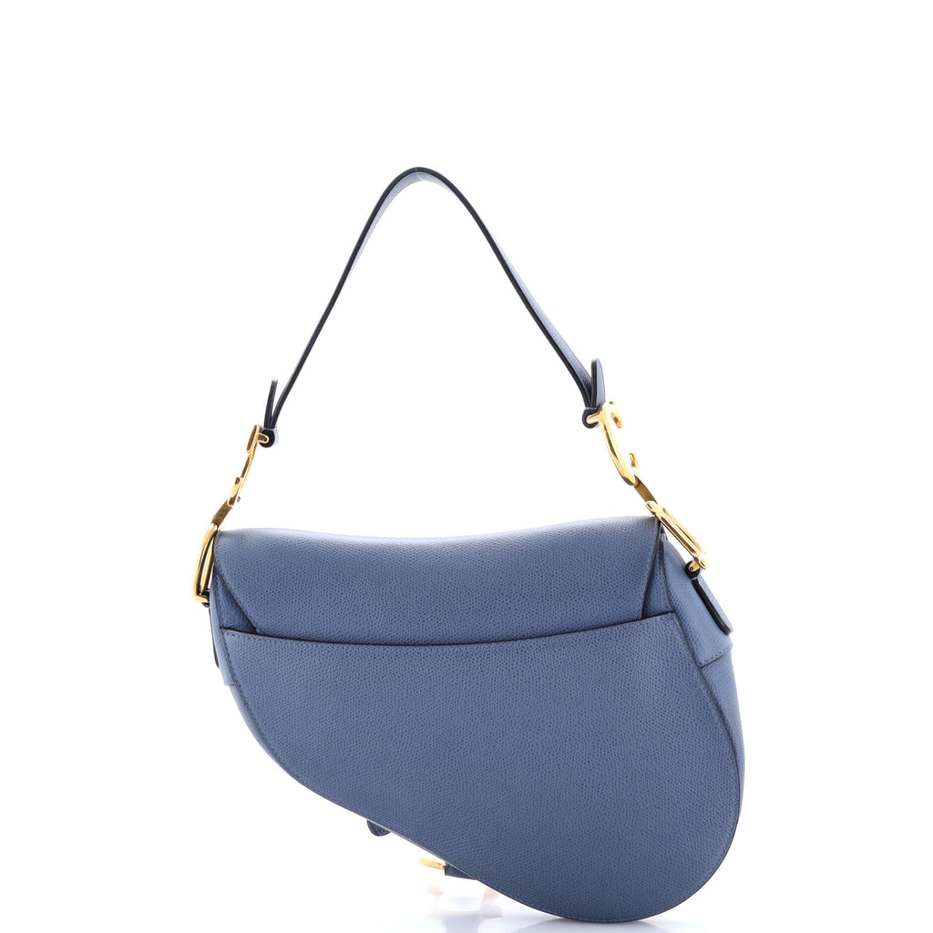 Saddle Handbag Leather Medium