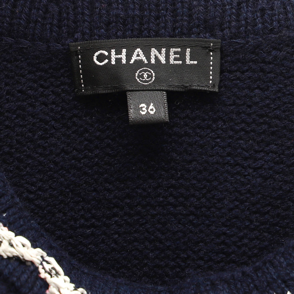 Women's CC Logo Crewneck Sweater Cashmere Blend