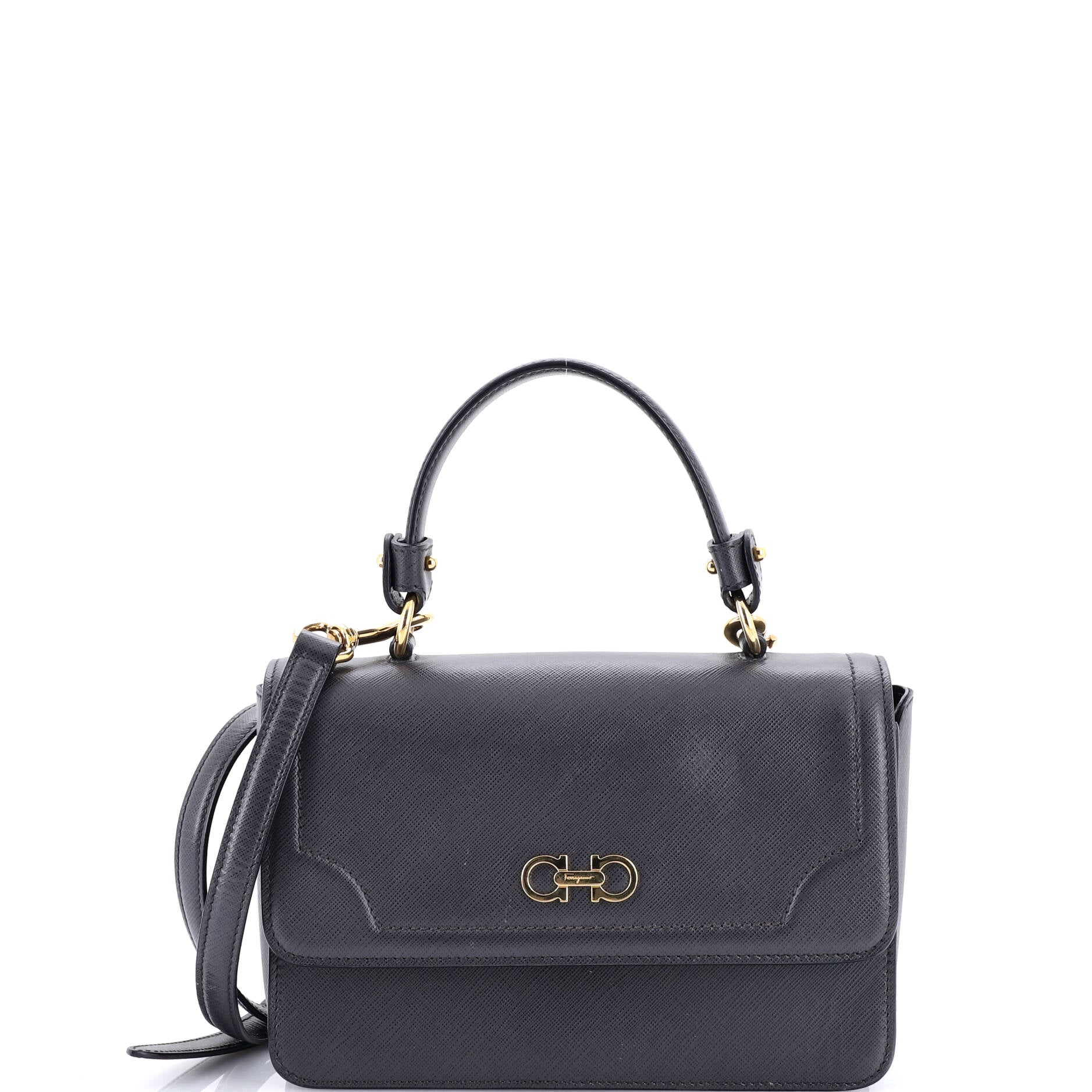 Seila Top Handle Bag Leather Small