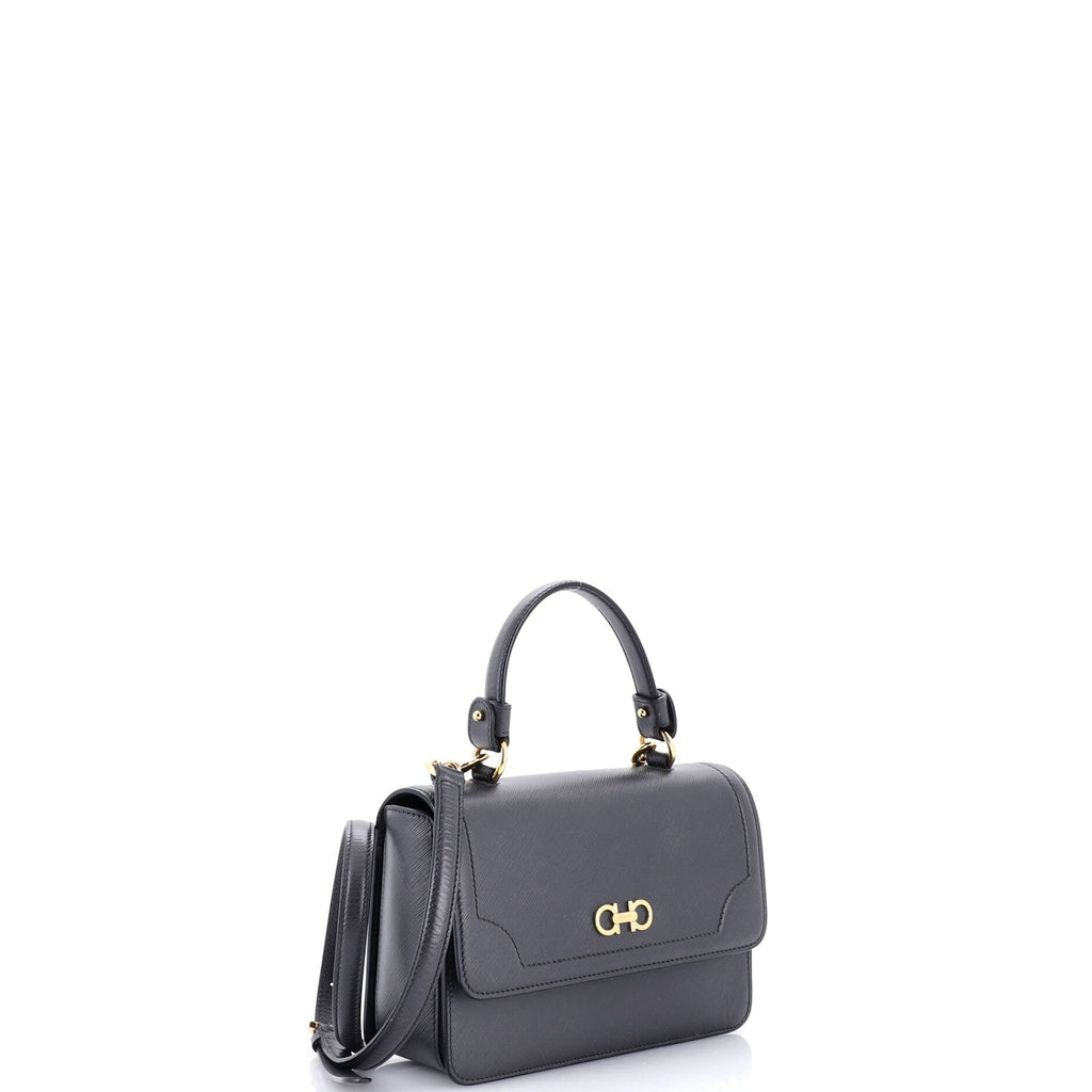 Seila Top Handle Bag Leather Small