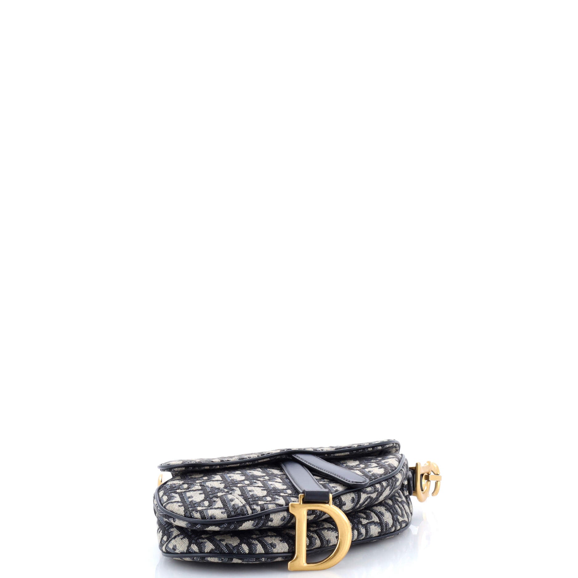 Saddle Handbag Oblique Canvas Mini