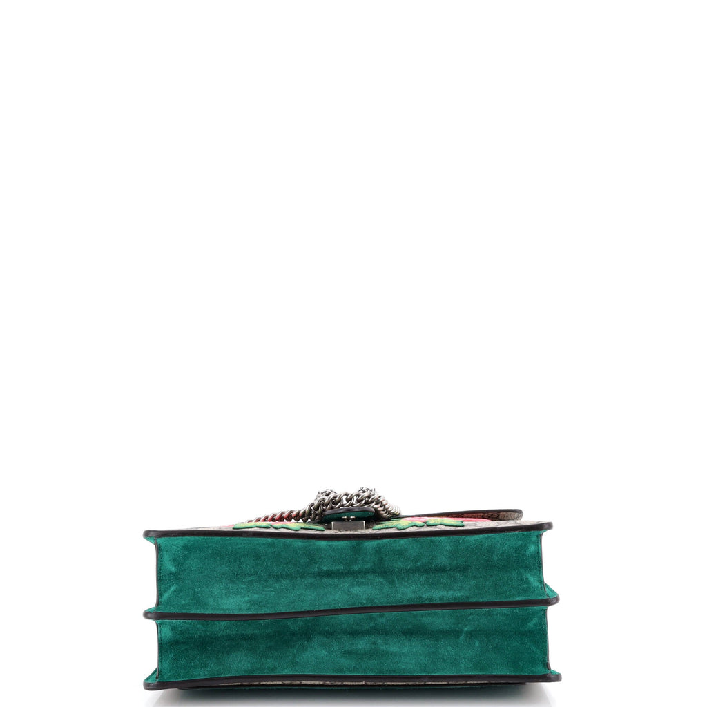 Dionysus Bag Embroidered GG Coated Canvas Medium