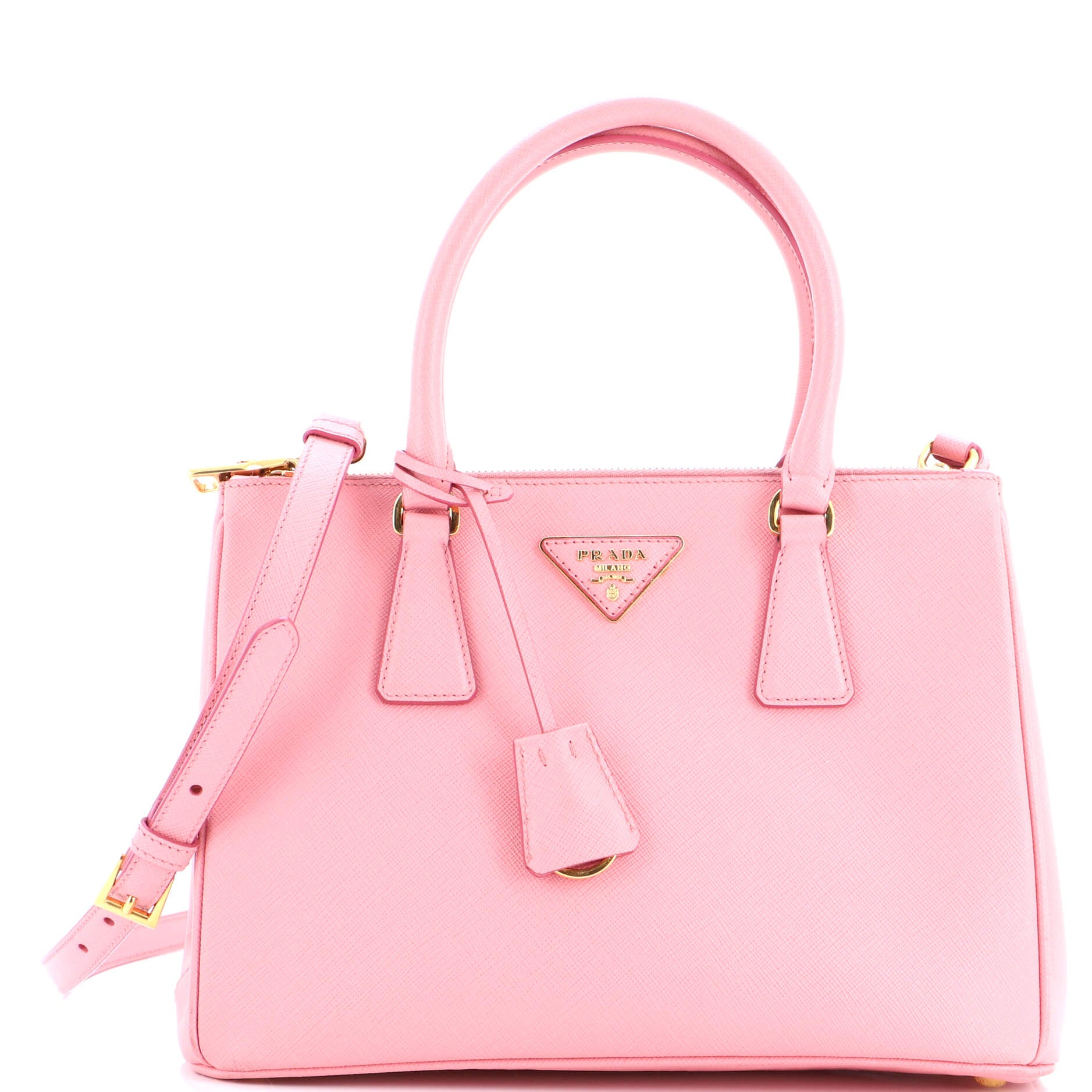 Galleria Double Zip Tote Saffiano Leather Medium