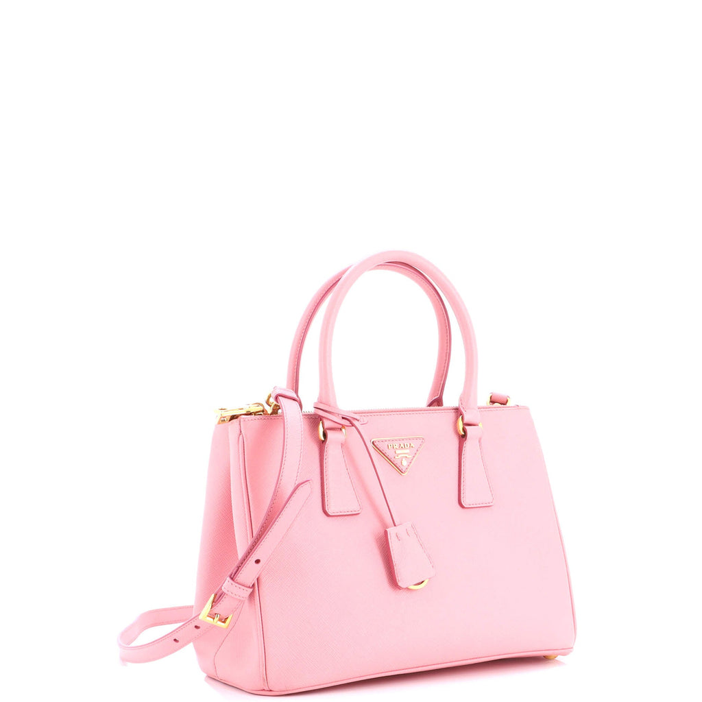 Galleria Double Zip Tote Saffiano Leather Medium