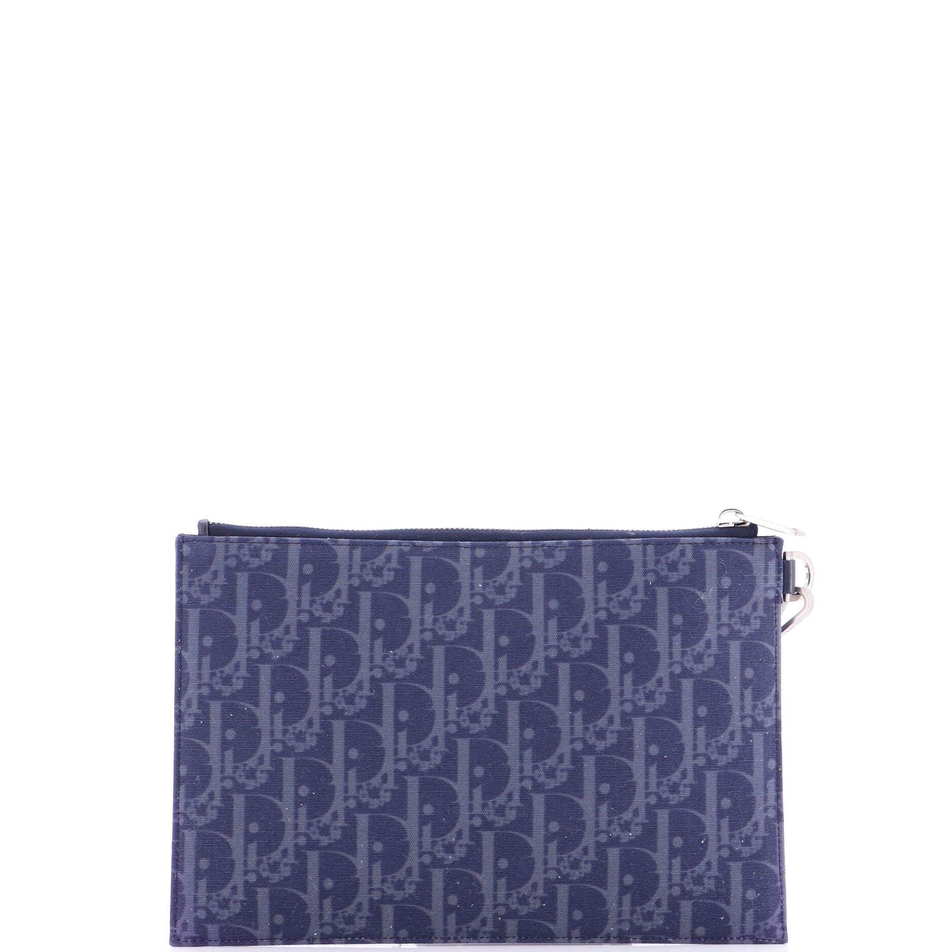 A5 Pouch Printed Oblique Denim