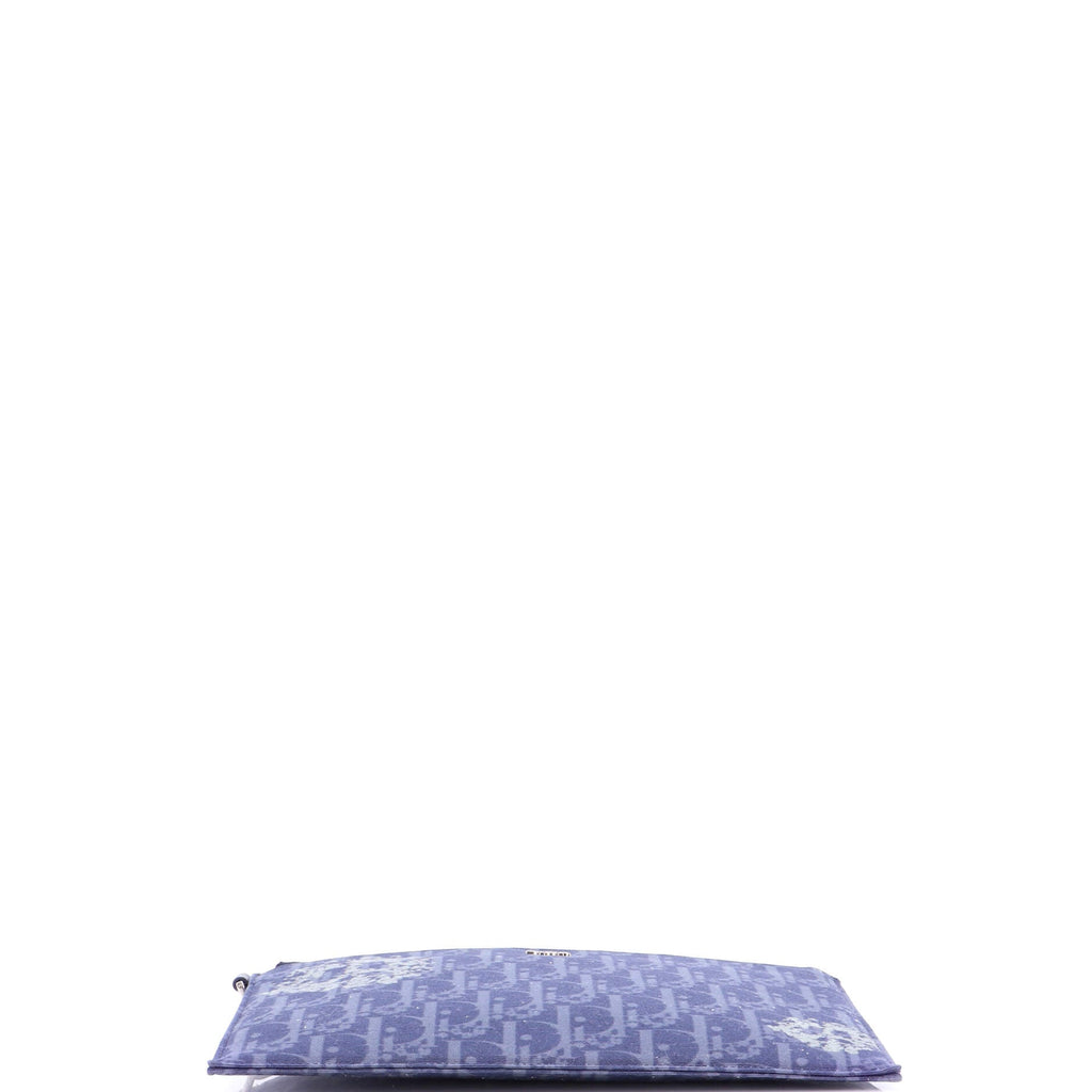 A5 Pouch Printed Oblique Denim