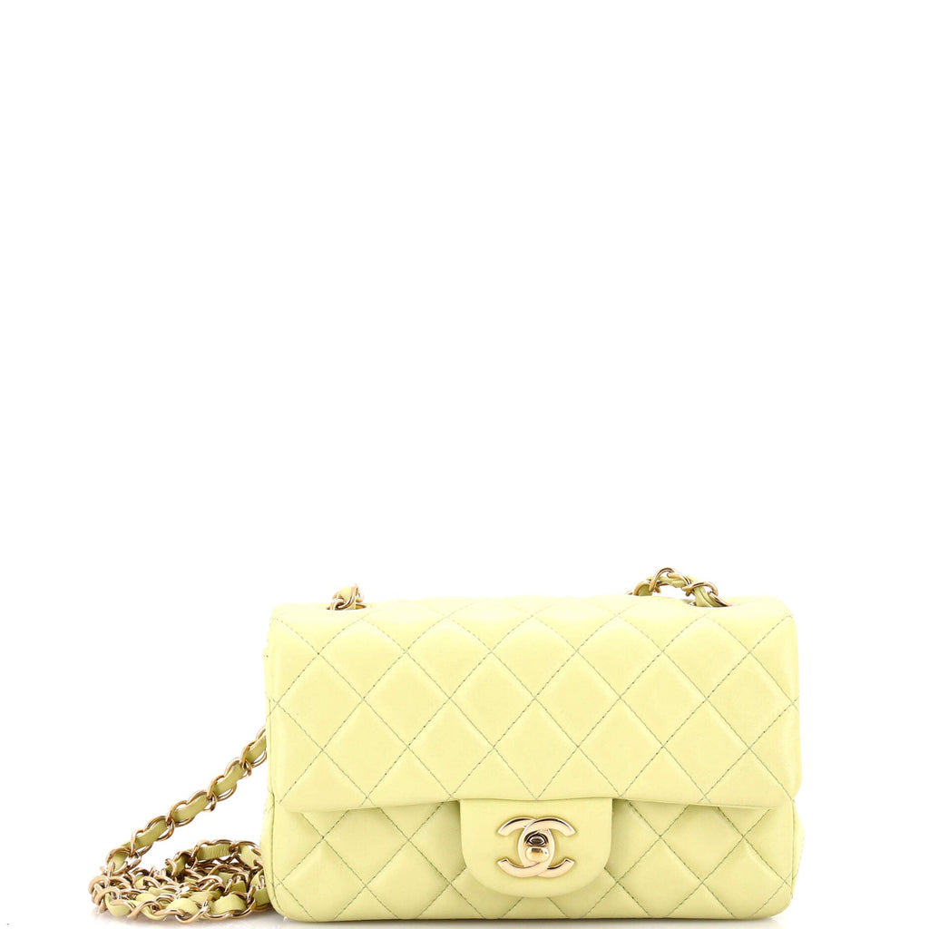 Classic Single Flap Bag Quilted Lambskin Mini