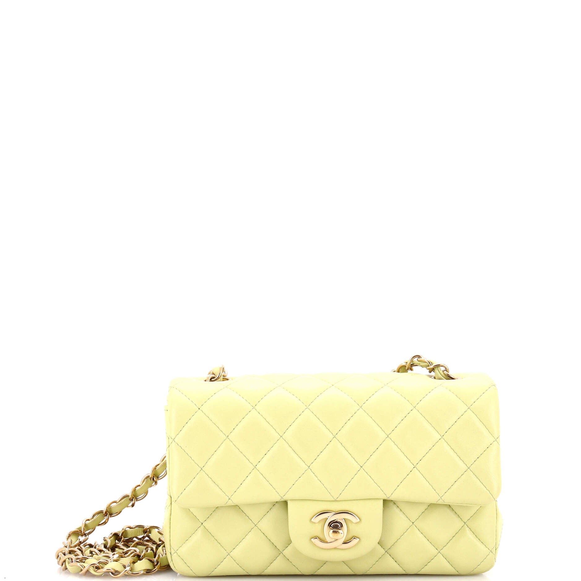 Classic Single Flap Bag Quilted Lambskin Mini