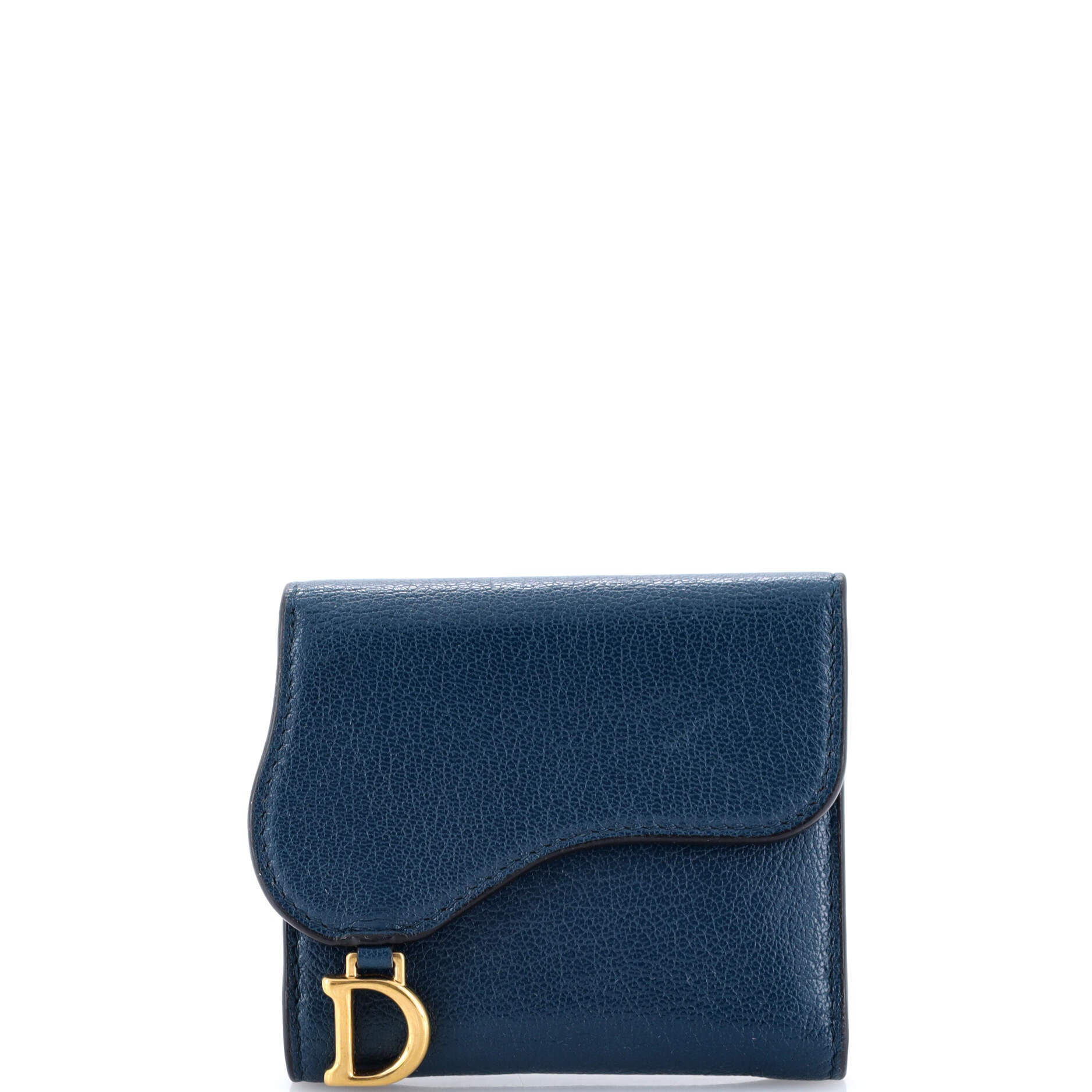 Saddle Lotus Wallet Leather Mini