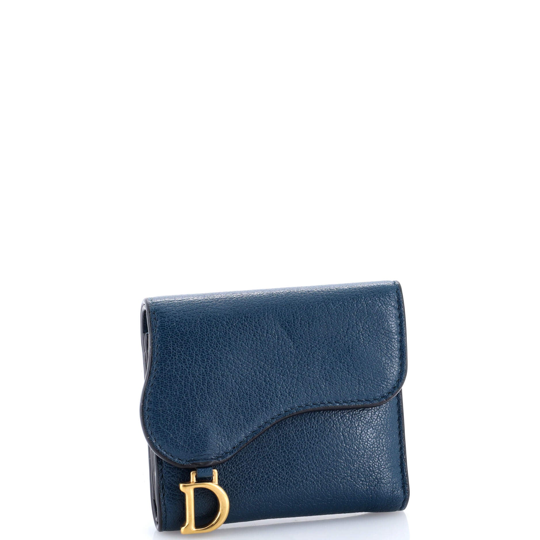 Saddle Lotus Wallet Leather Mini