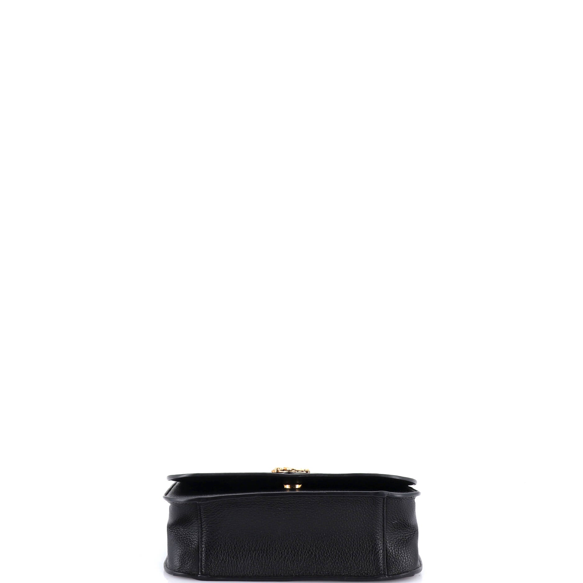 Virtus Chain Flap Shoulder Bag Leather Medium