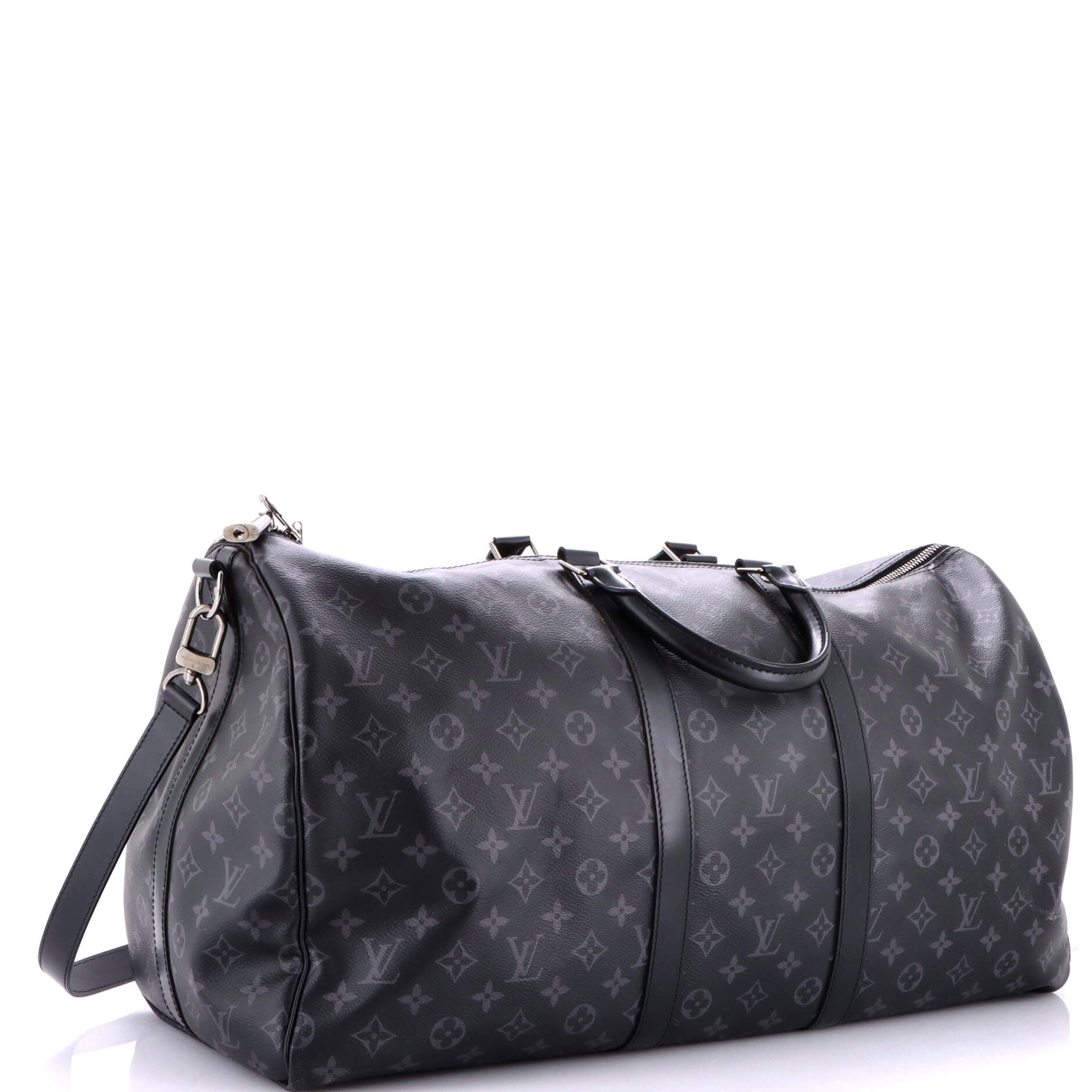 Keepall Bandouliere Bag Monogram Eclipse Canvas 55
