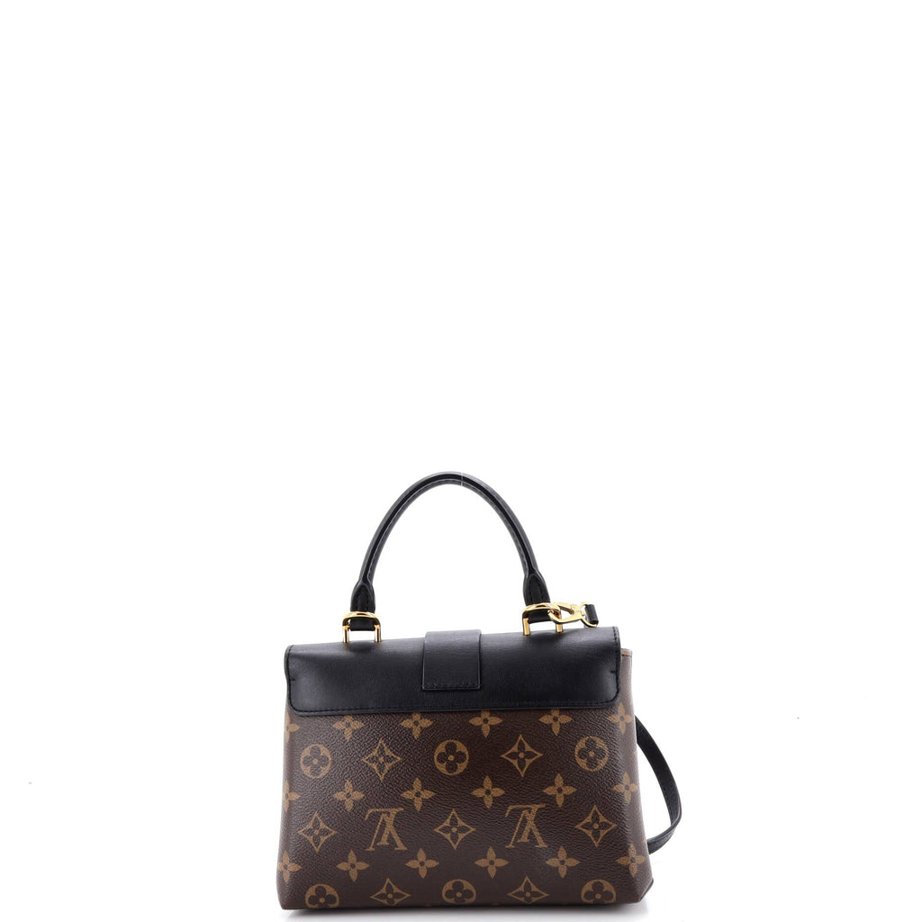 Locky Handbag Monogram Canvas with Leather BB