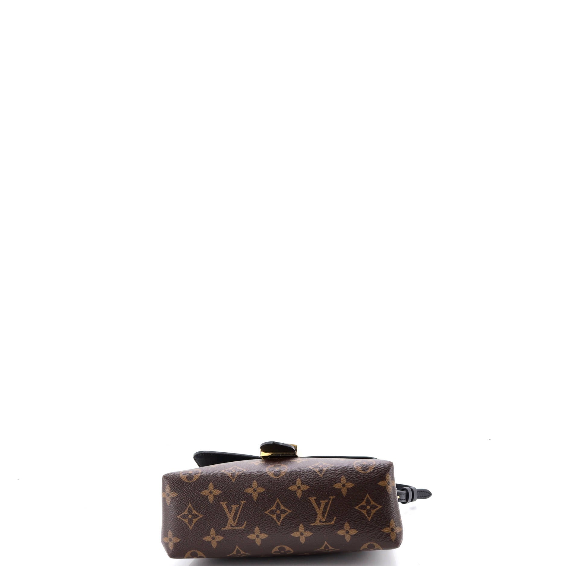 Locky Handbag Monogram Canvas with Leather BB