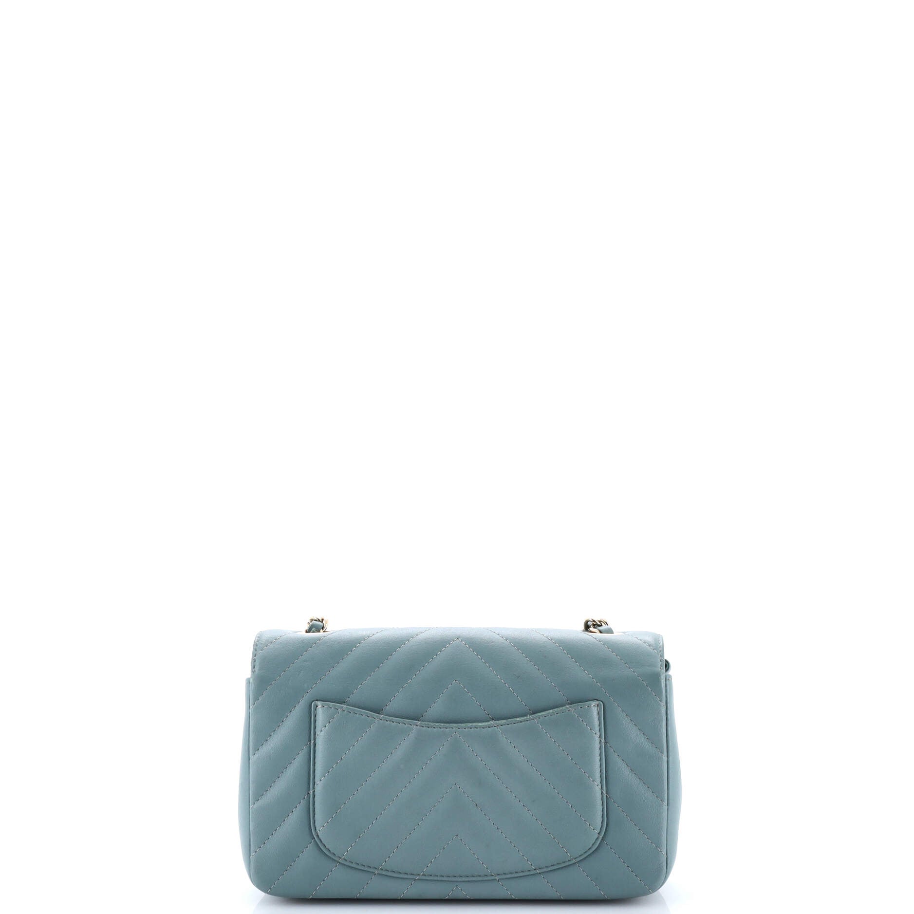 Classic Single Flap Bag Chevron Lambskin Mini