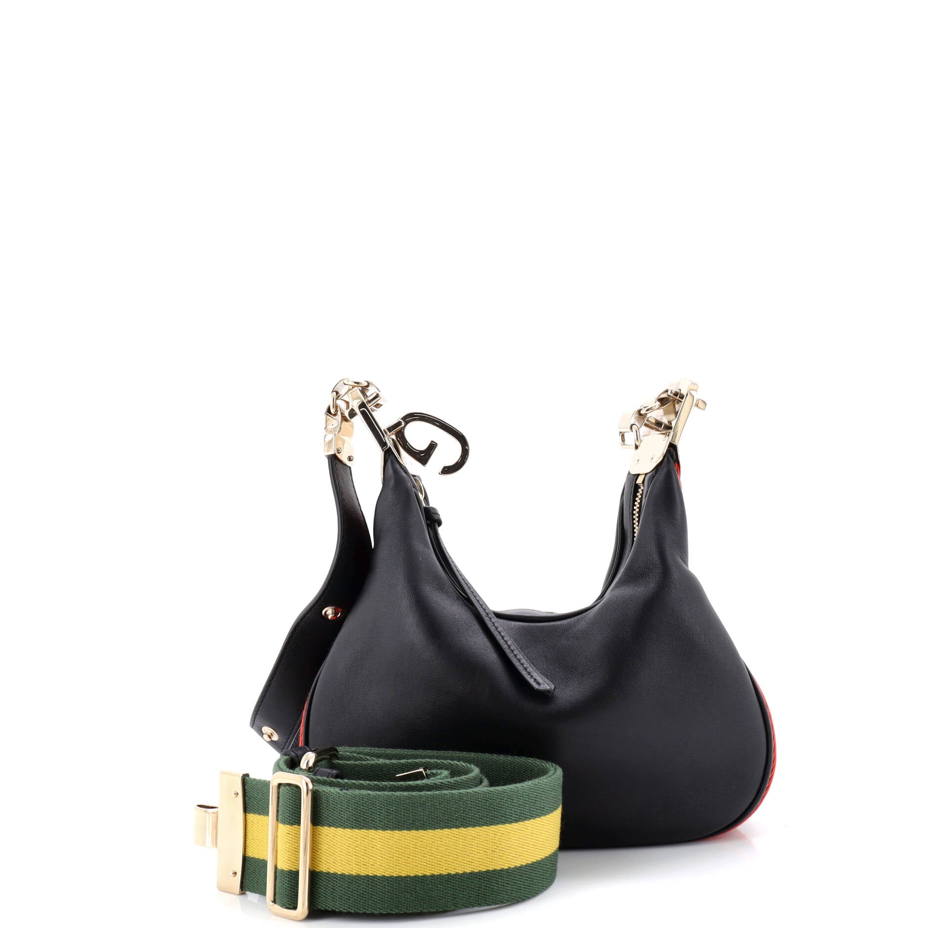 Attache Shoulder Bag Leather Small