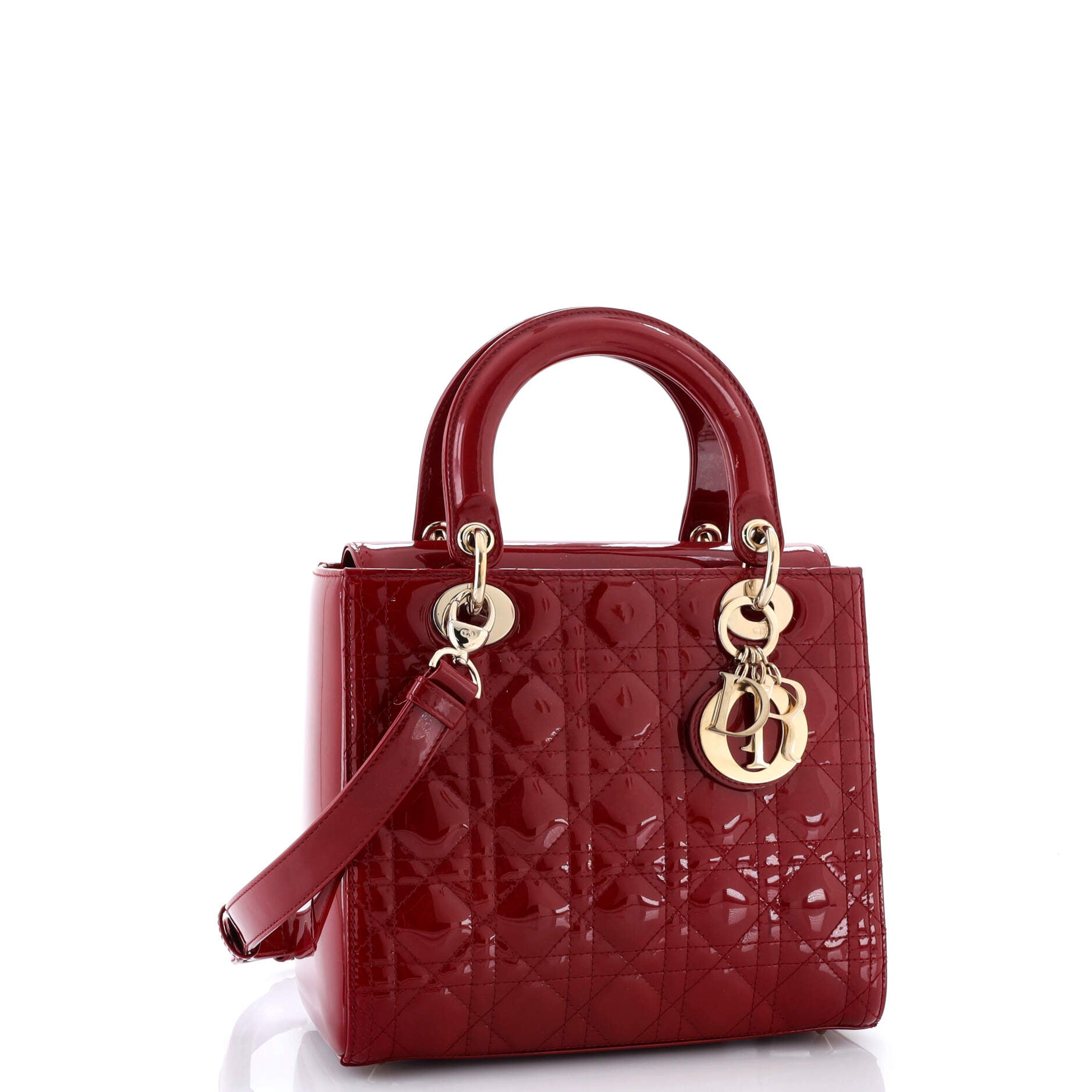 Lady Dior NM Bag Cannage Quilt Patent Medium