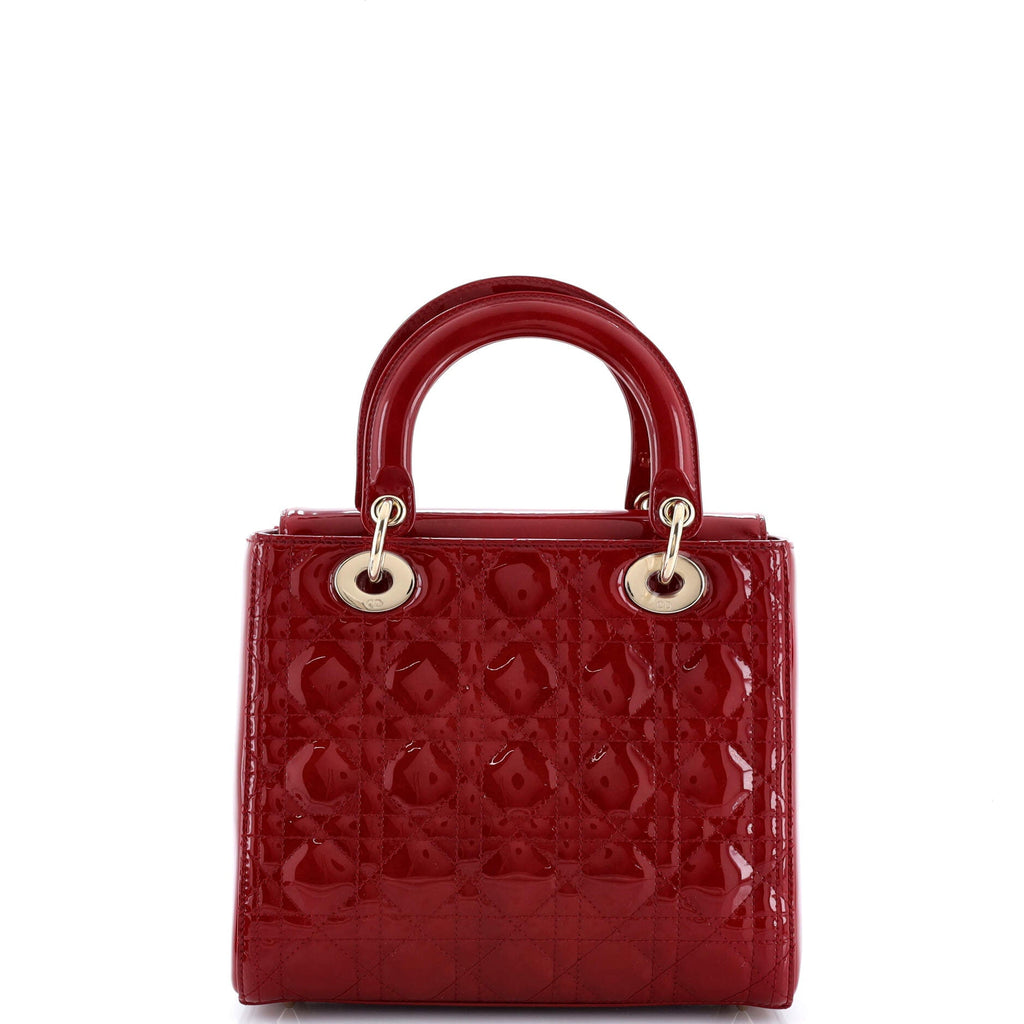 Lady Dior NM Bag Cannage Quilt Patent Medium
